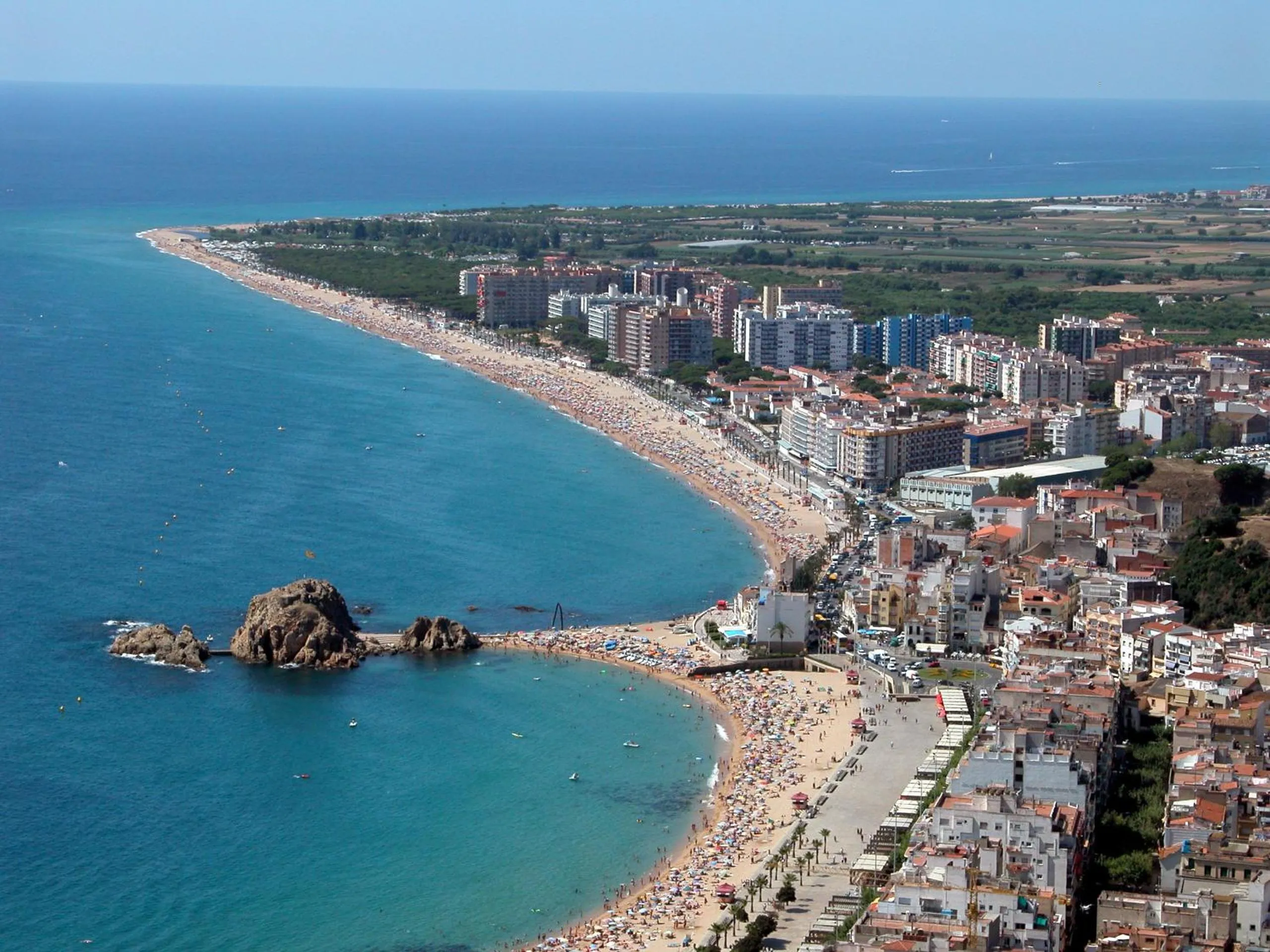 Beach in Hostal Isabel