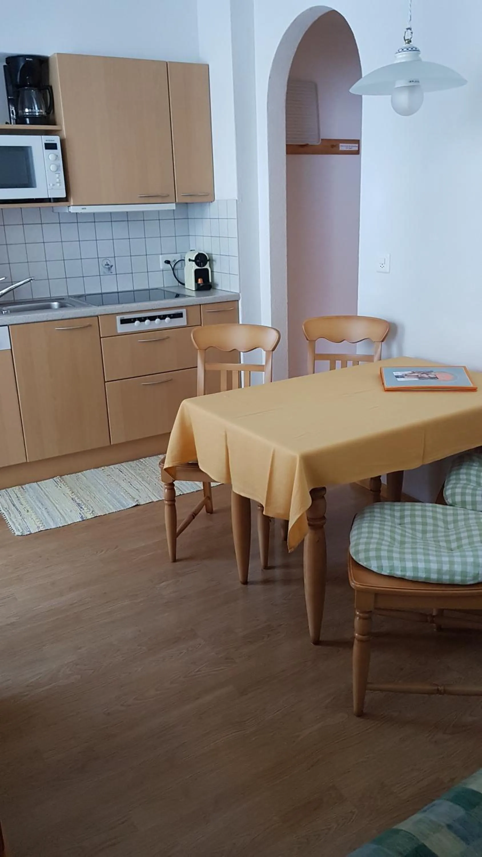 Kitchen or kitchenette in Apart-Garni Motnaida