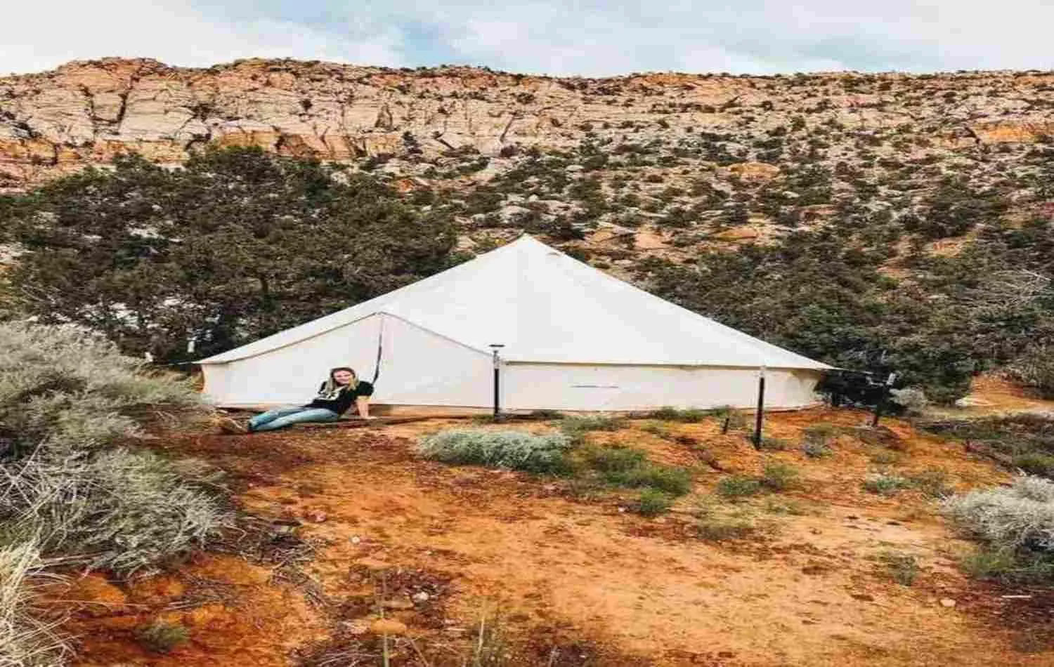 Natural landscape in Zion View Camping