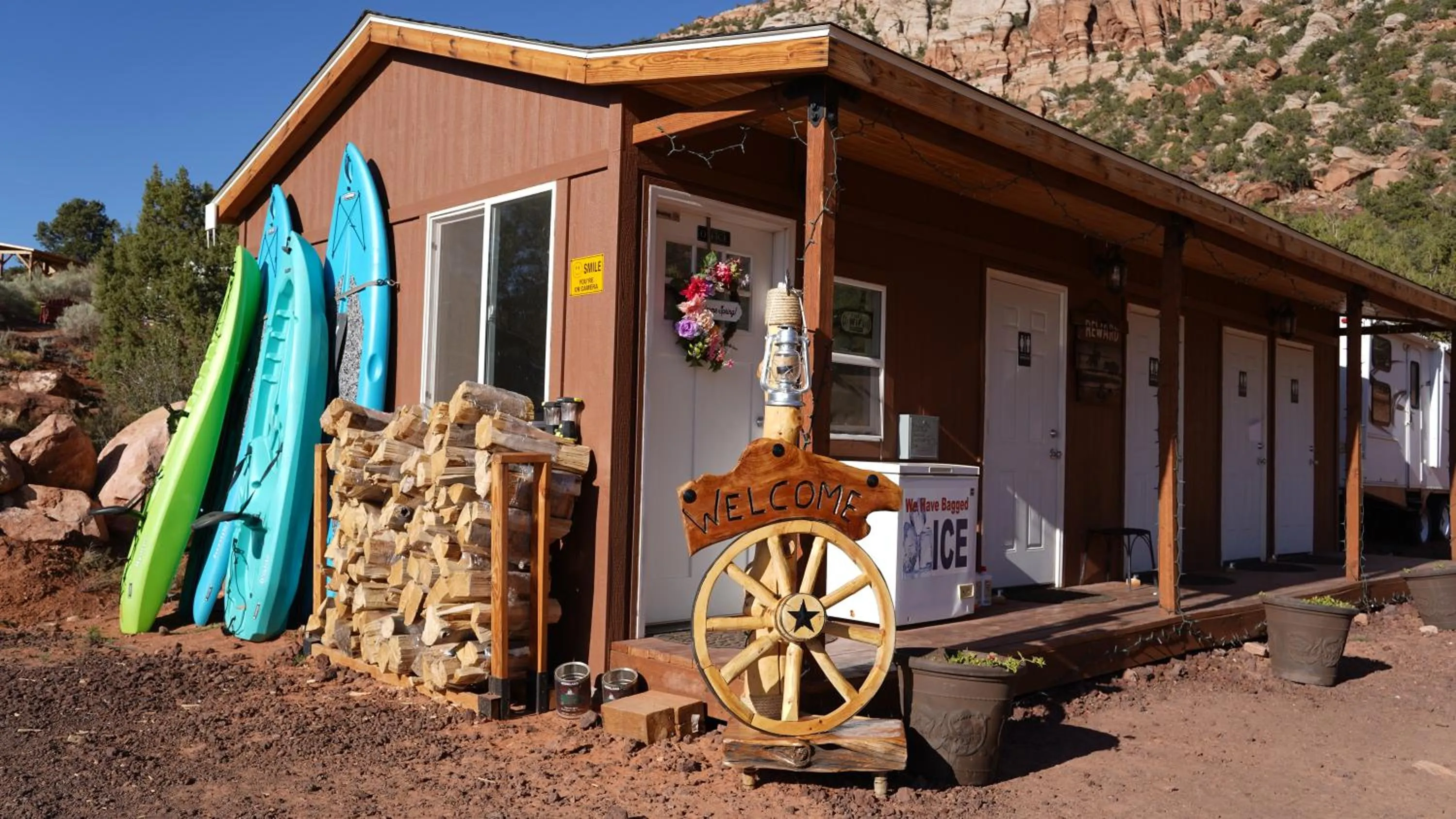 Bathroom in Zion View Camping