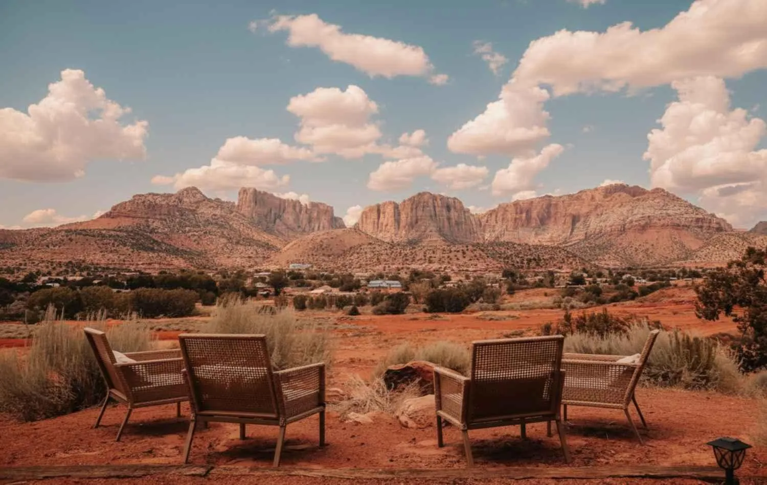 Natural landscape in Zion View Camping