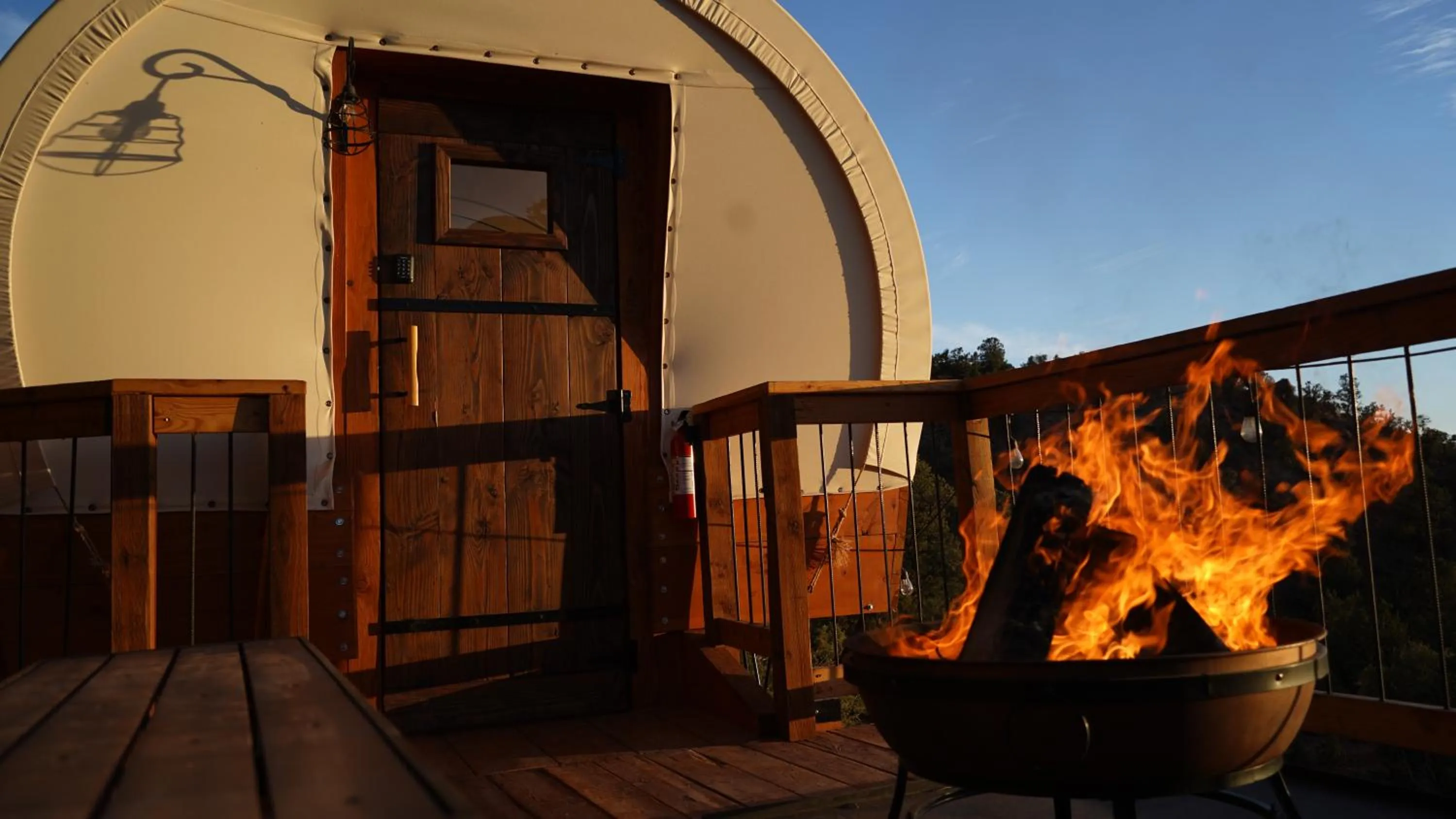 Patio in Zion View Camping
