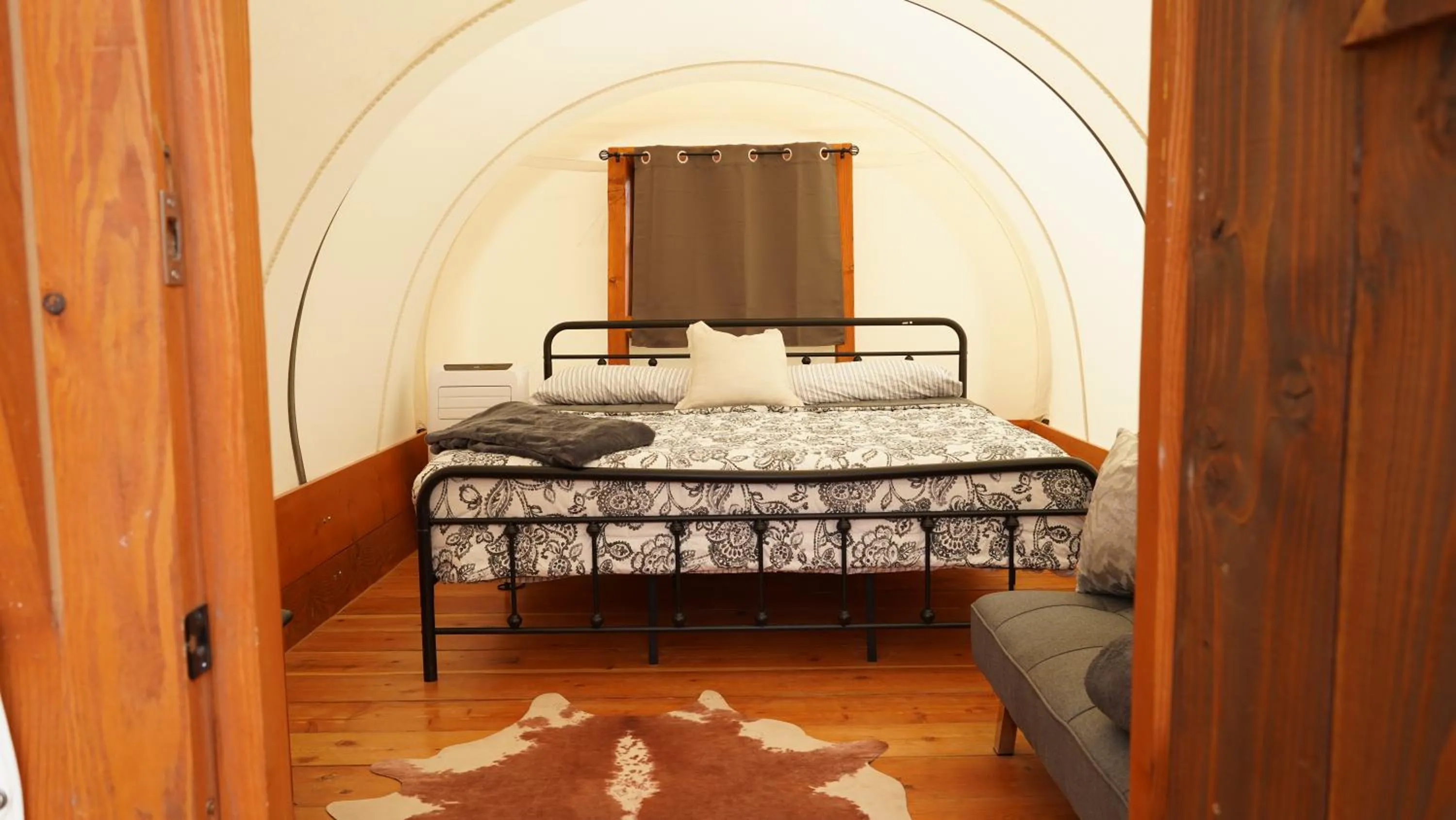 Bed in Zion View Camping