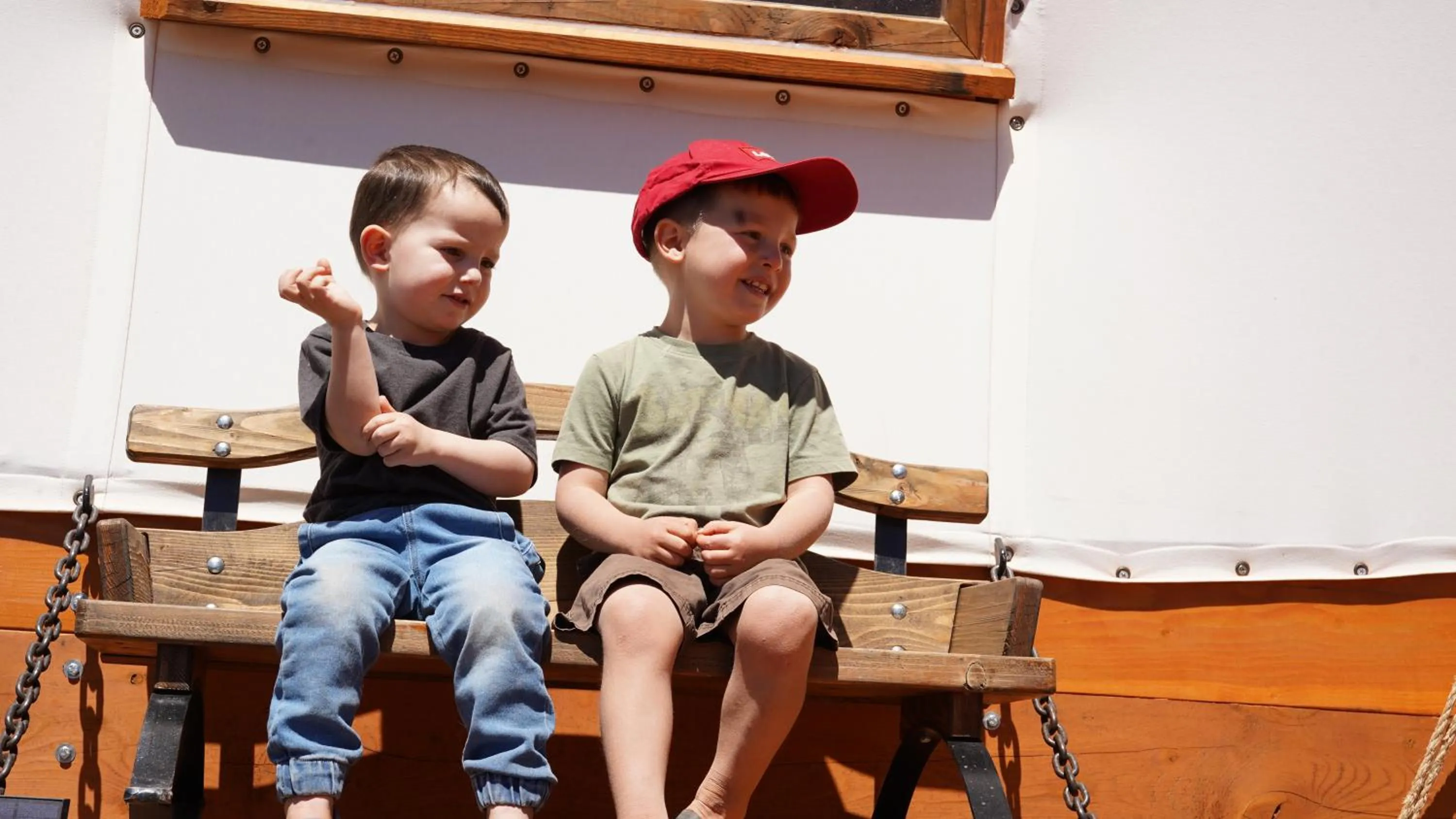 People in Zion View Camping