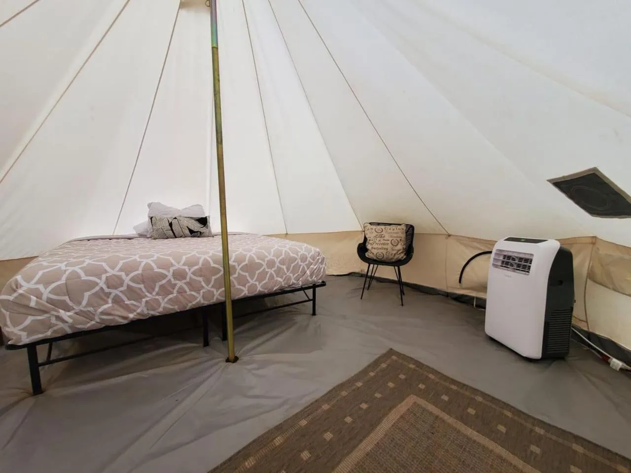 Bed in Zion View Camping