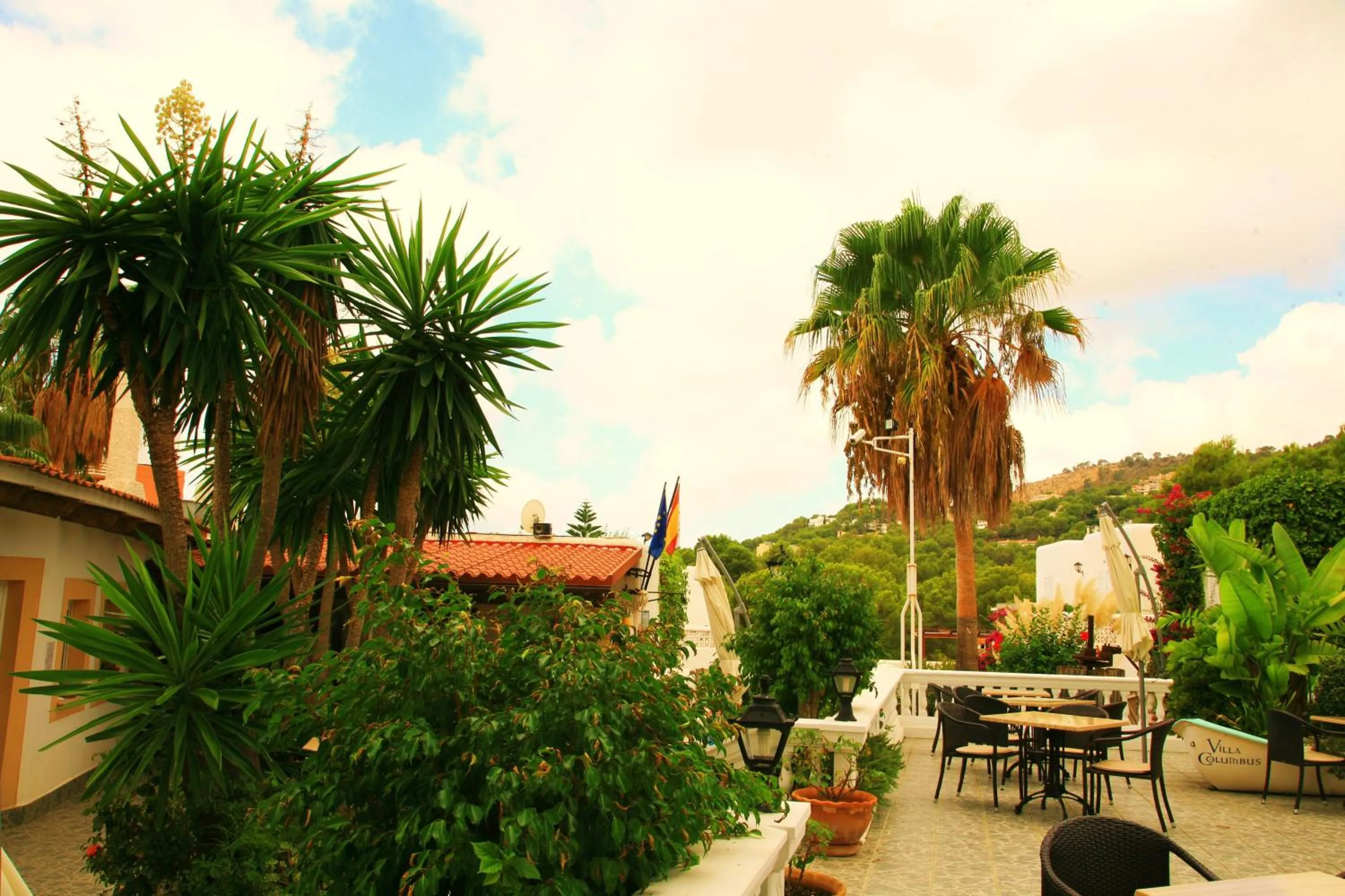 Garden in Villa Columbus Rooms and Restaurant
