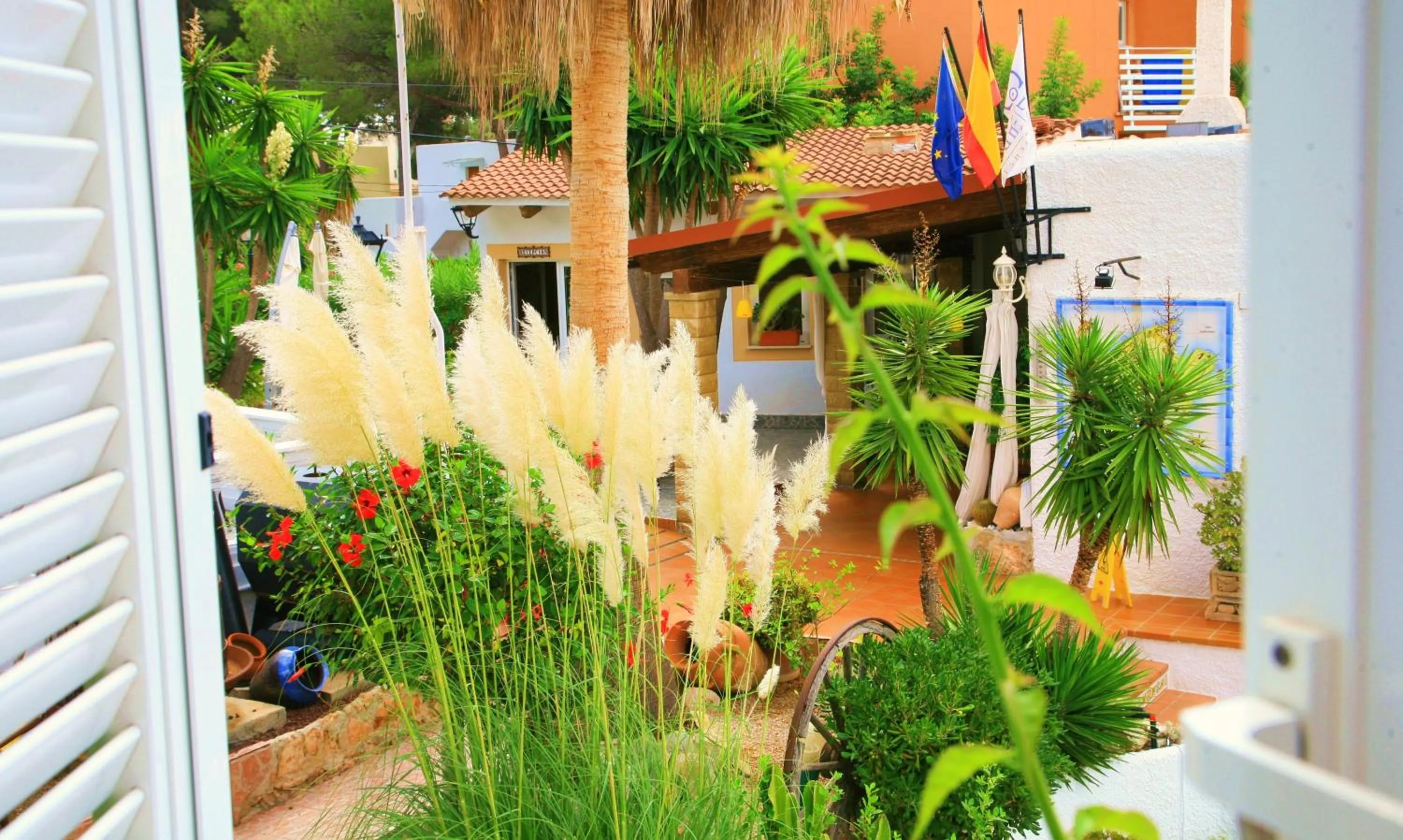 Garden in Villa Columbus Rooms and Restaurant