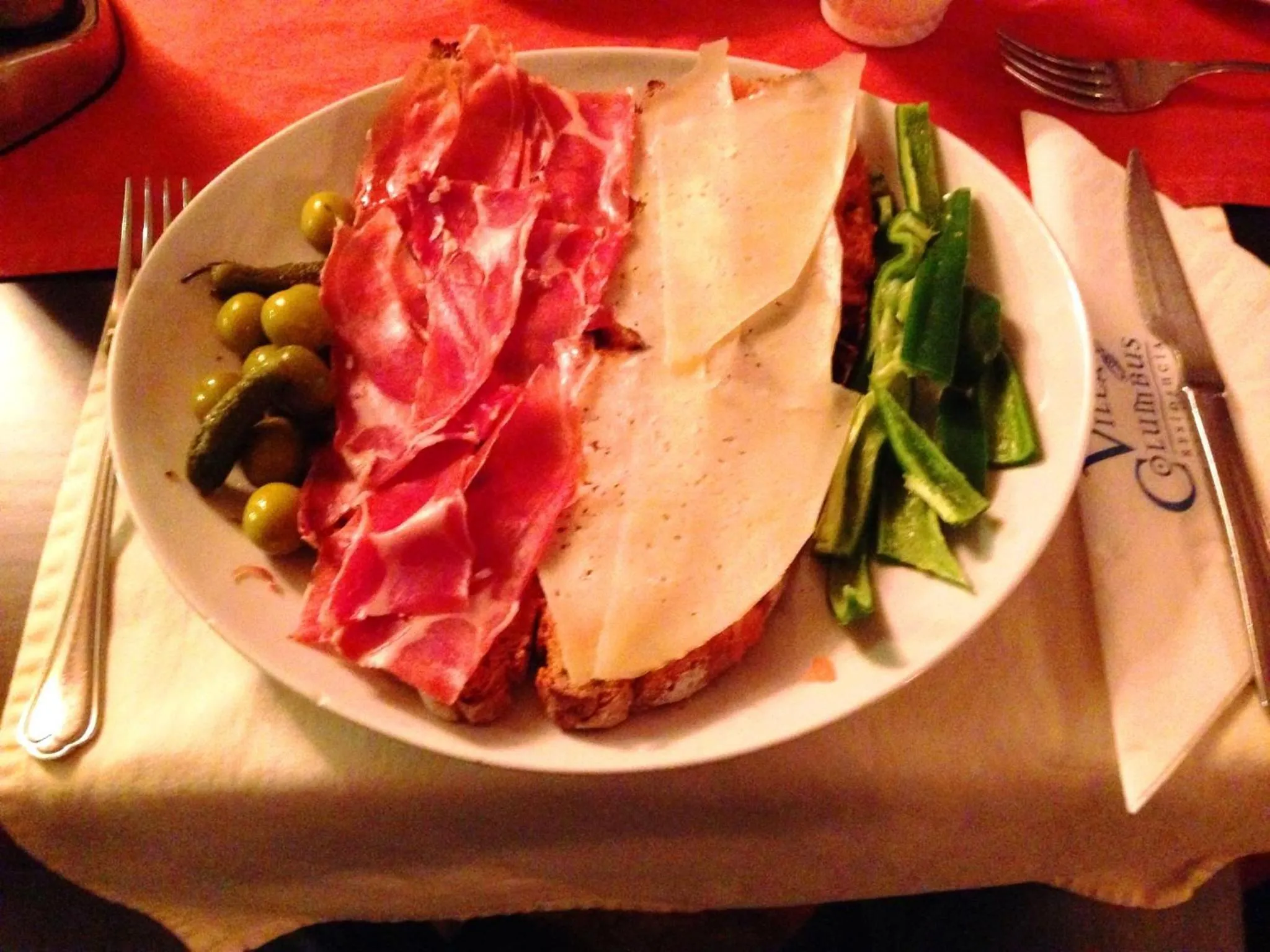 Food in Villa Columbus Rooms and Restaurant