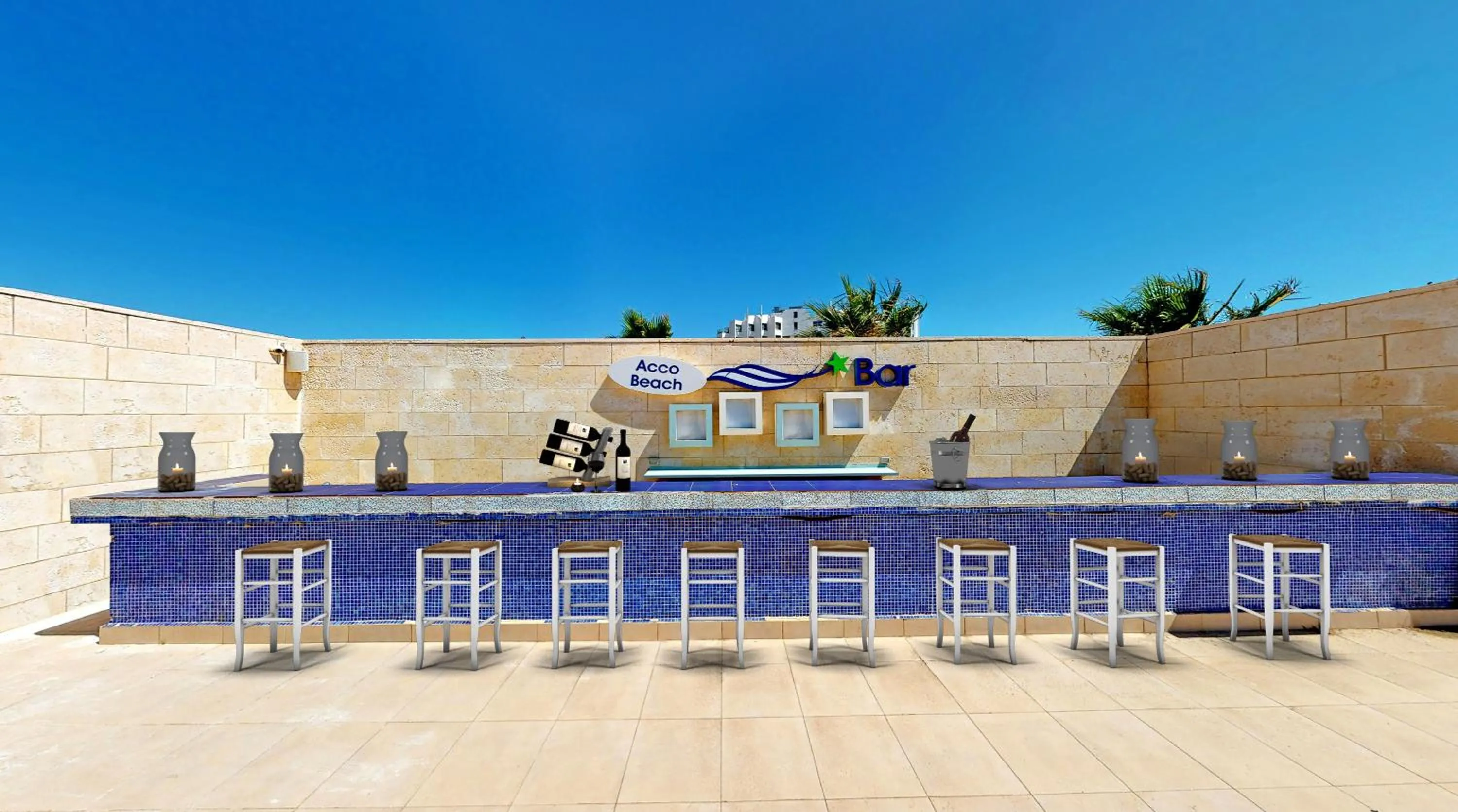 Balcony/Terrace in Acco Beach Hotel