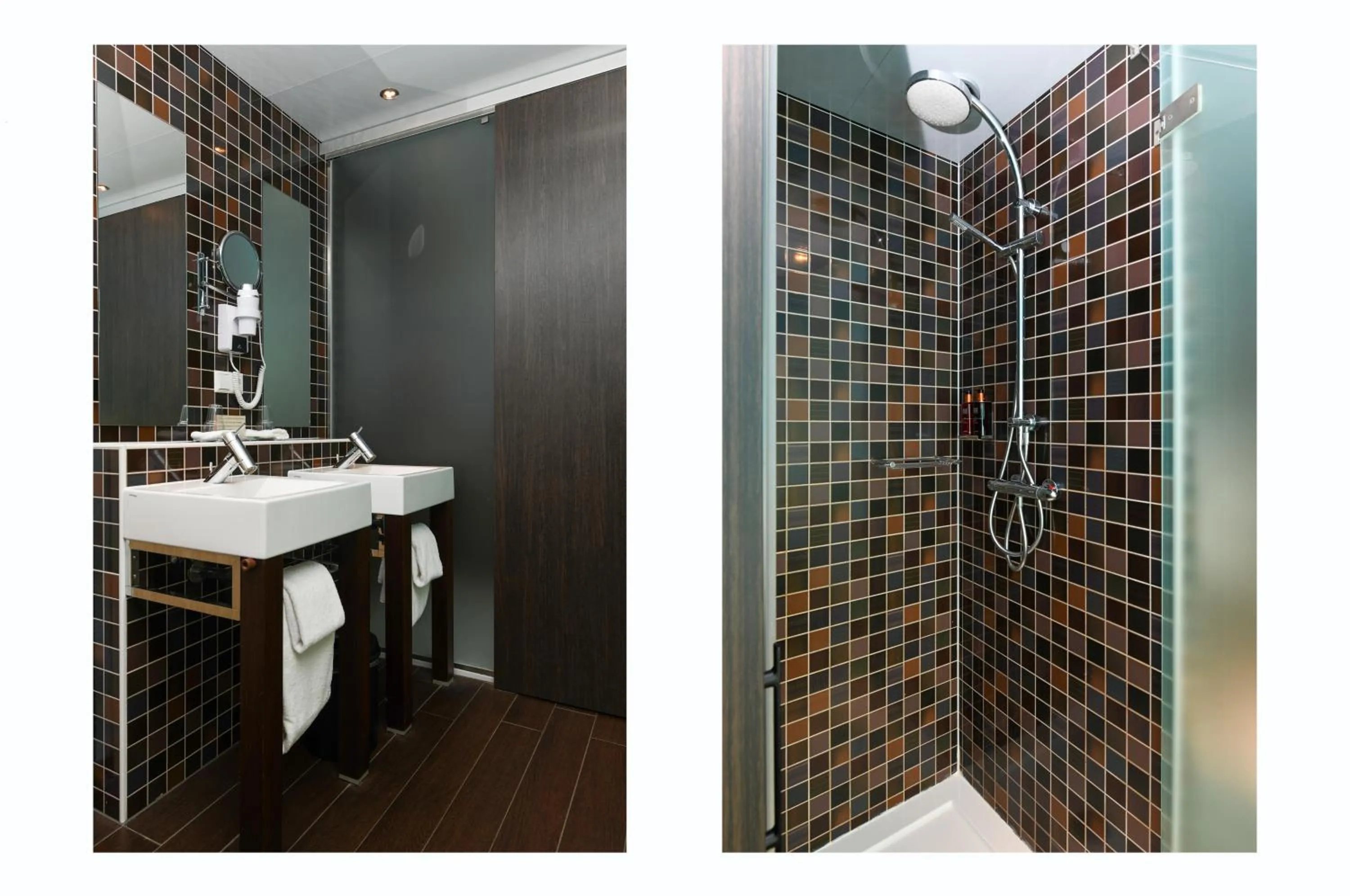 Shower in Hotel De Roode Schuur