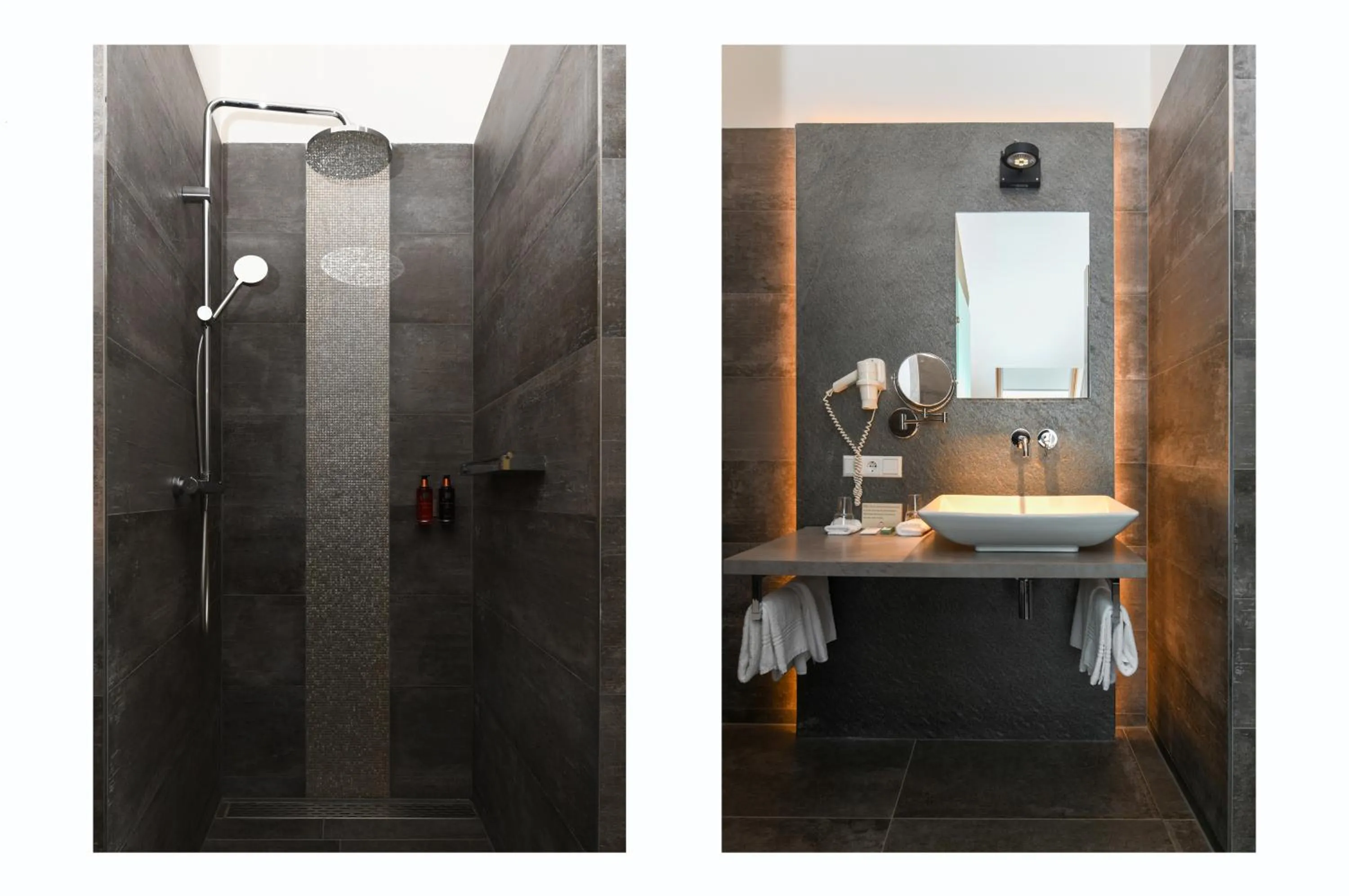 Shower in Hotel De Roode Schuur