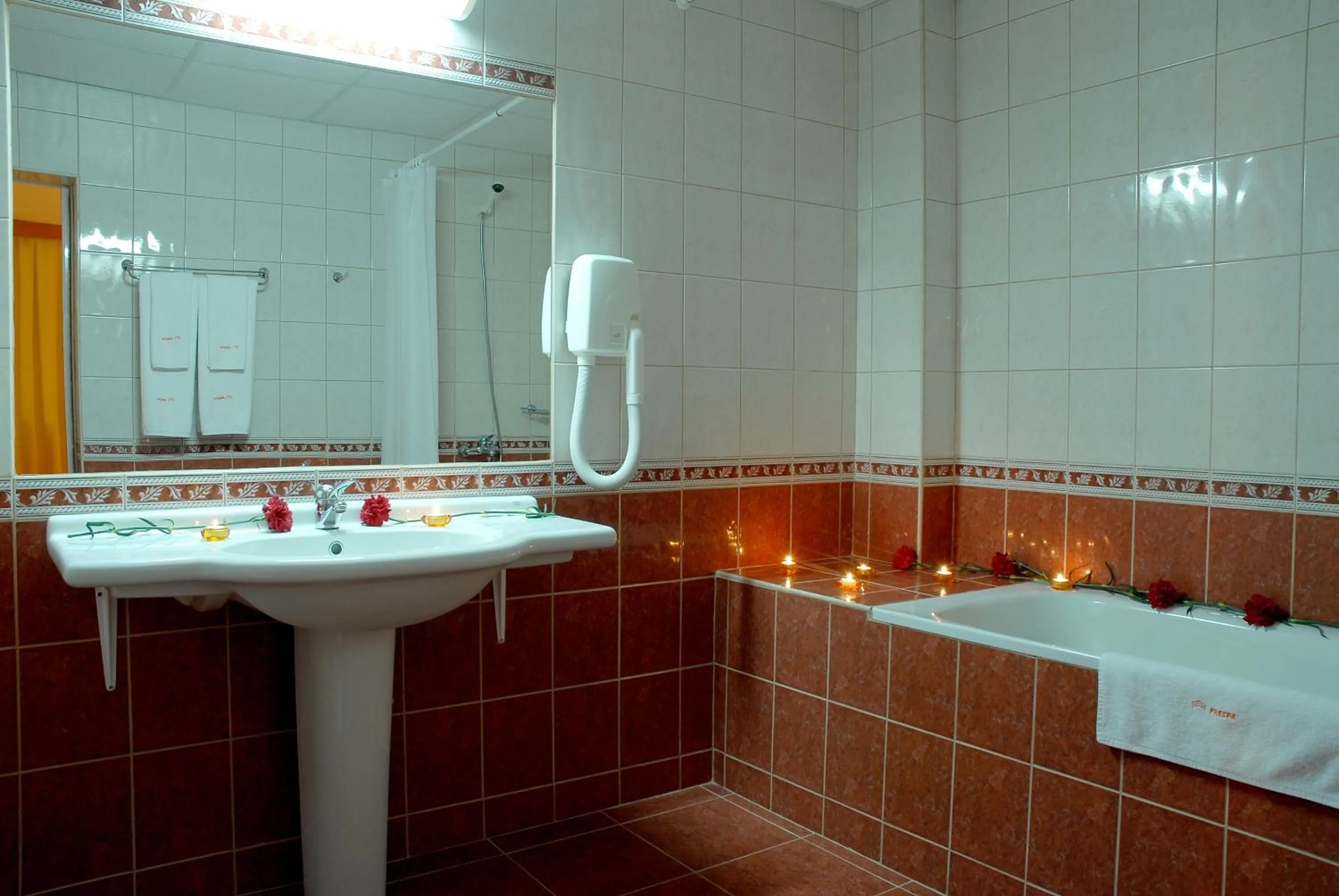 Shower in Hotel Prespa