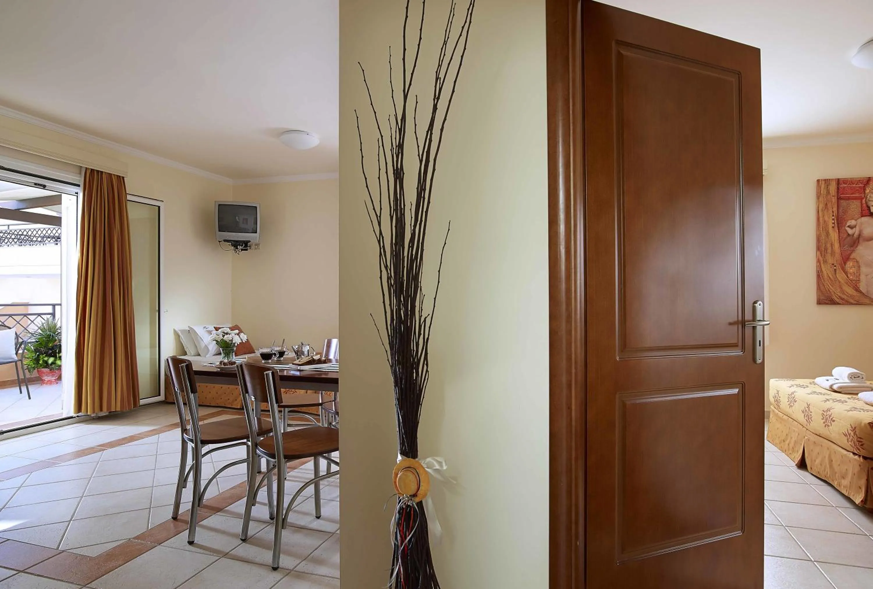 Bed in Avantis Suites Hotel