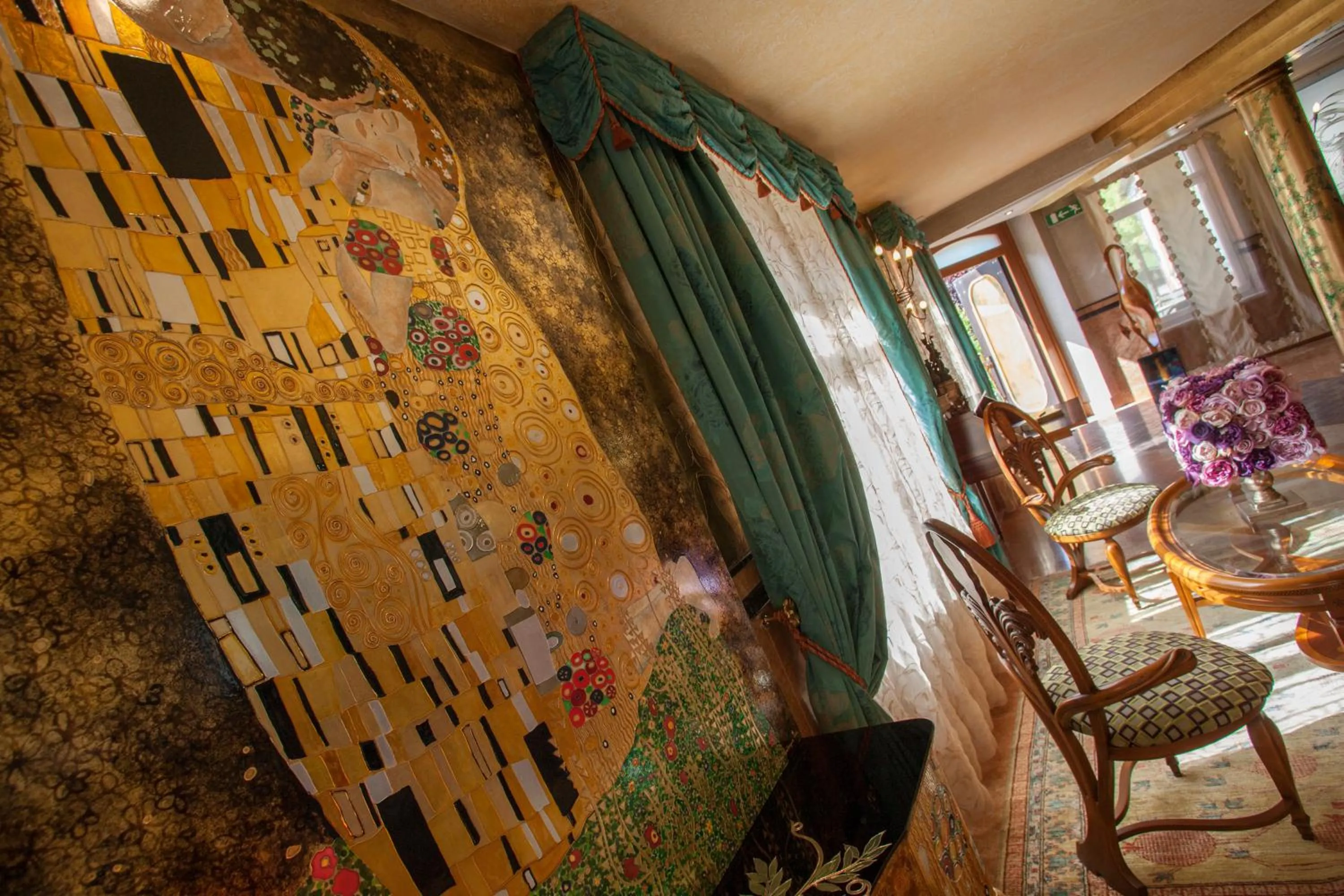 Lobby or reception in Hotel Luis