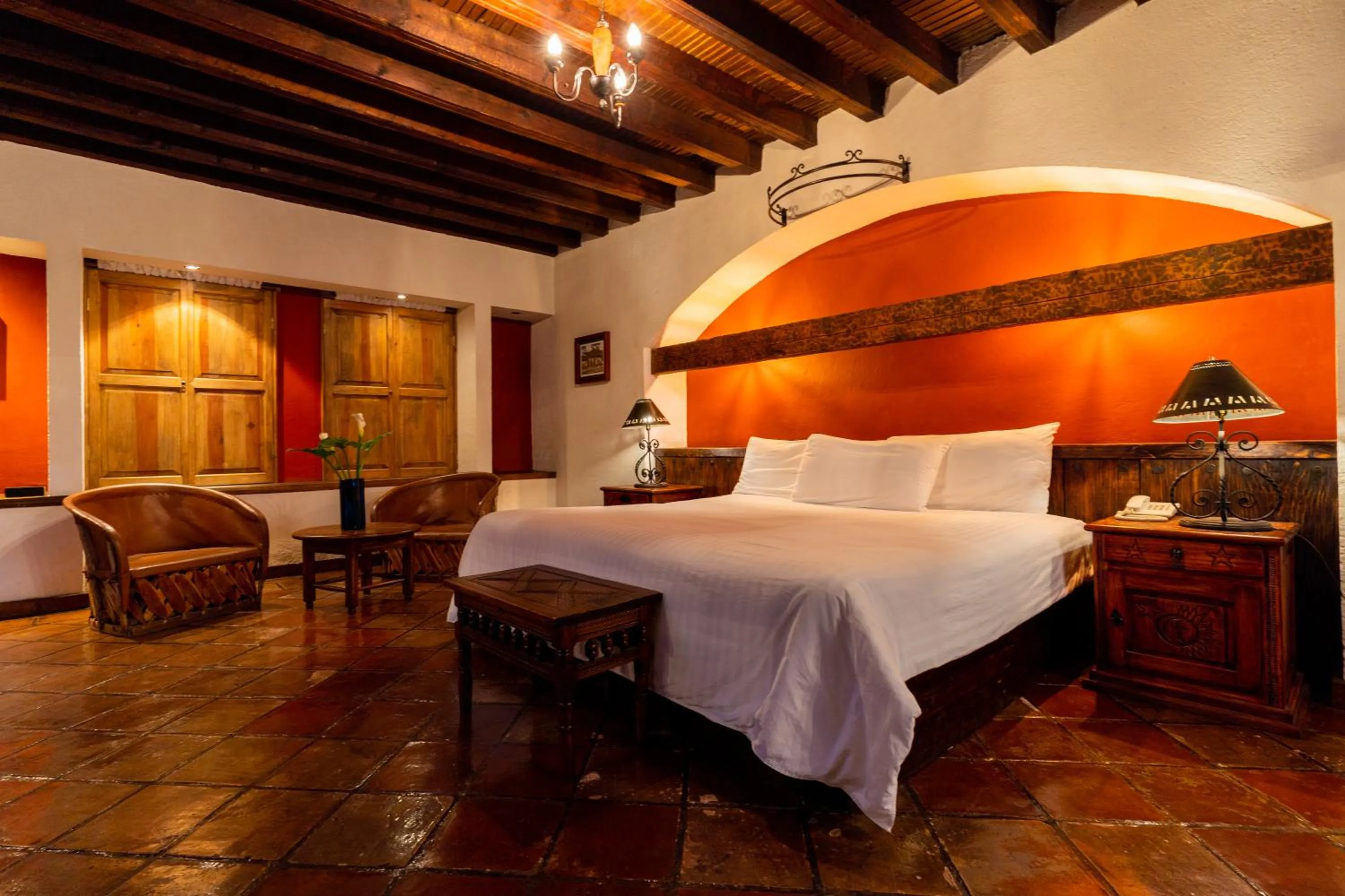Bed in Mision Patzcuaro