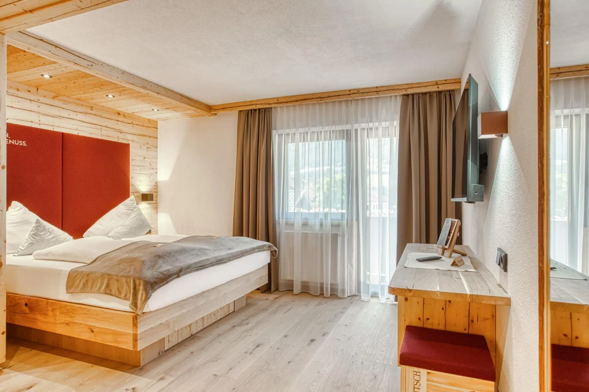 Photo of the whole room, Bed in Hotel Alpenstolz
