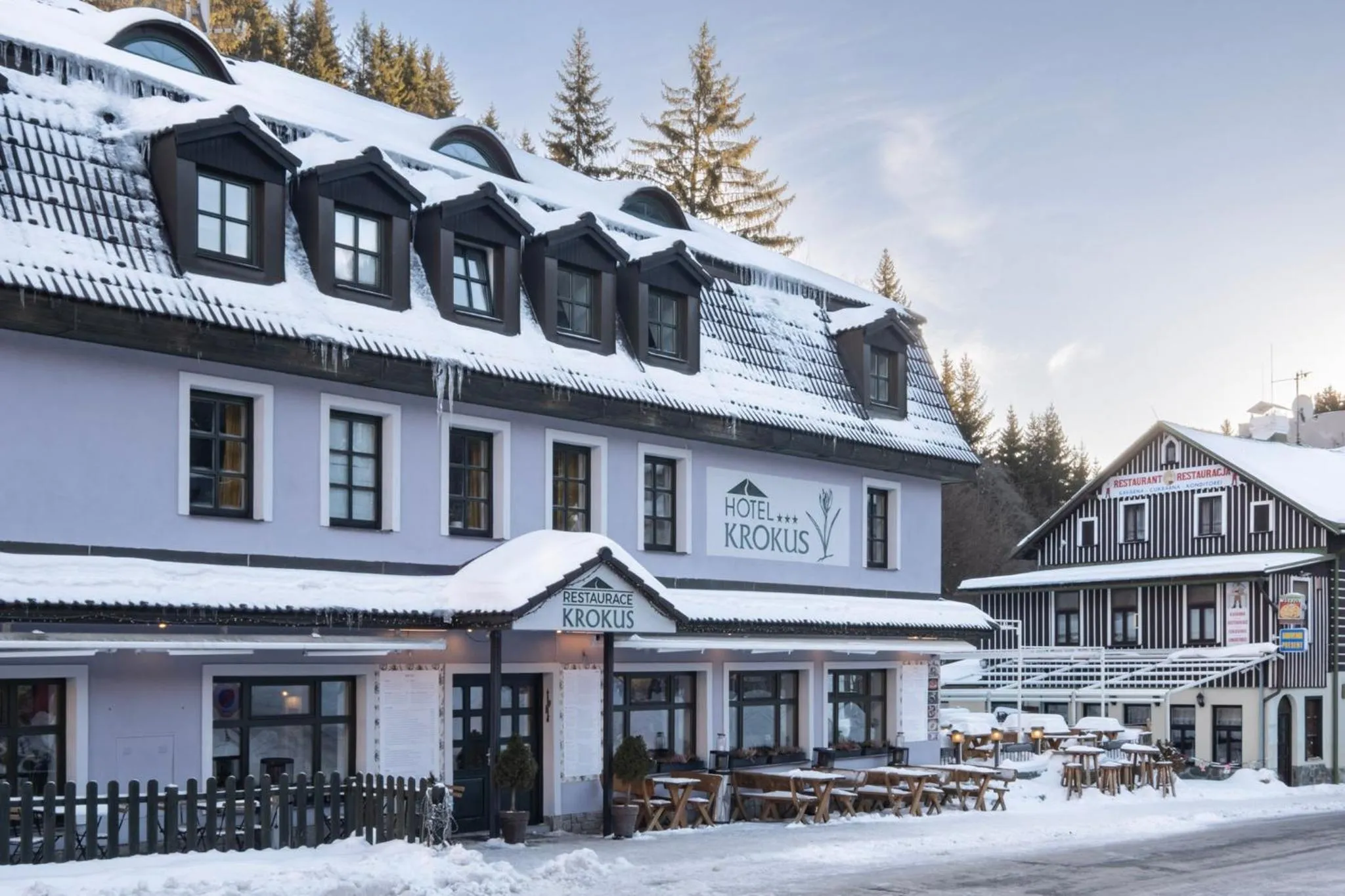 Property building in Hotel Krokus