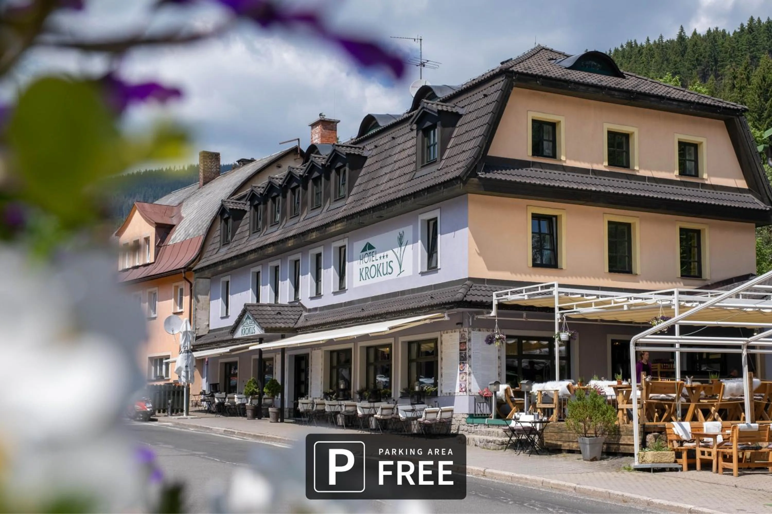 Property building in Hotel Krokus