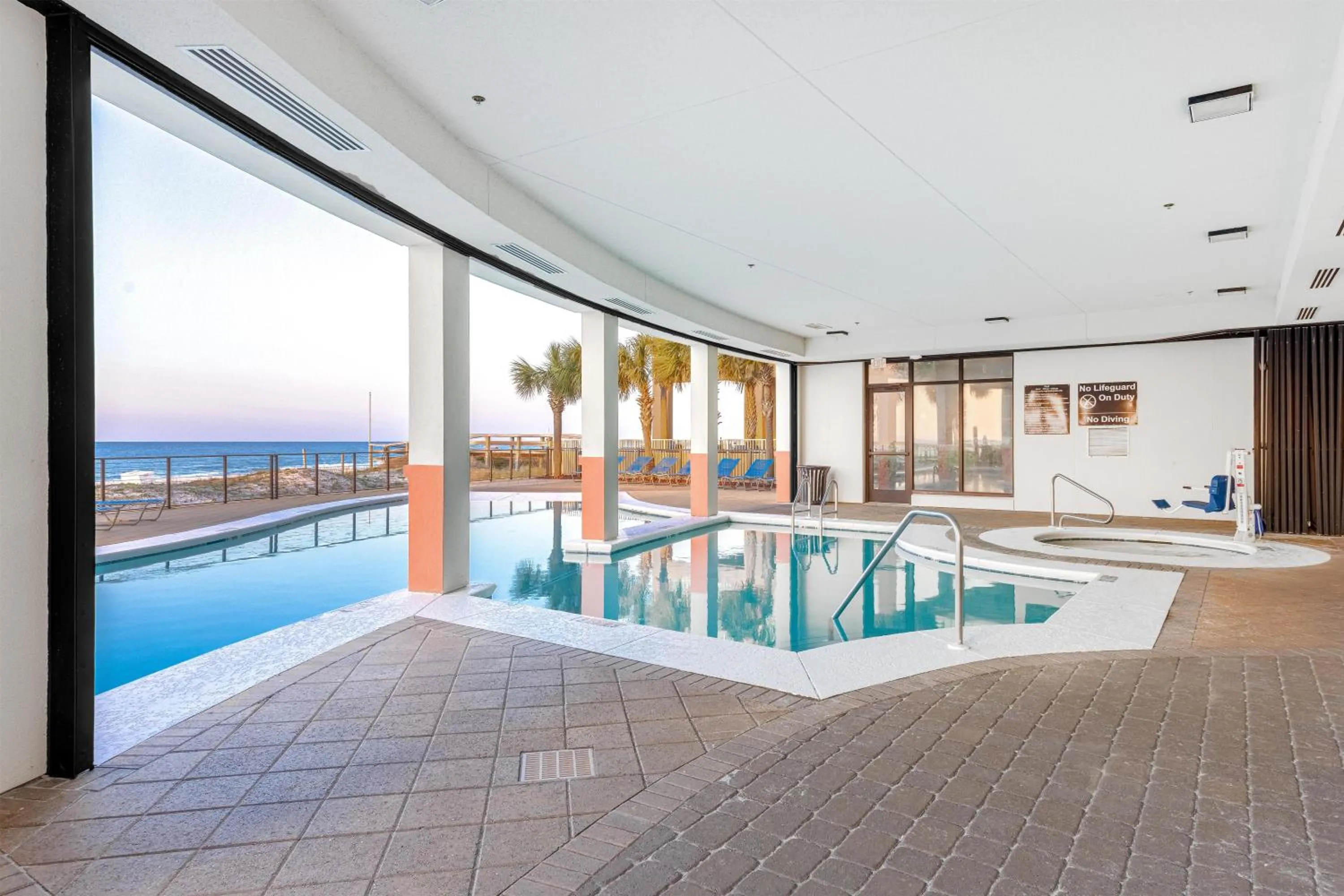 Pool view in Hampton Inn & Suites - Orange Beach