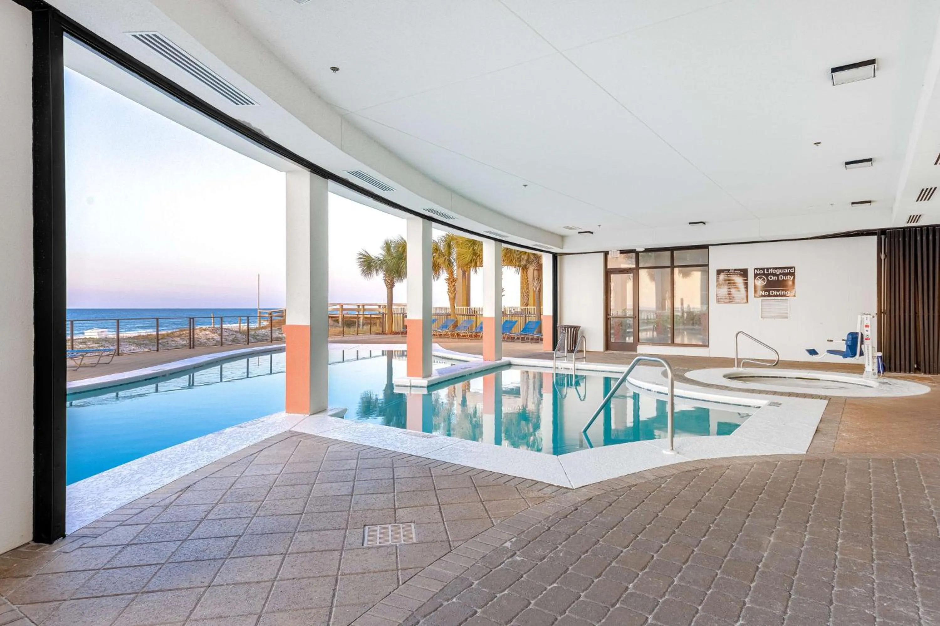 Pool view in Hampton Inn & Suites - Orange Beach