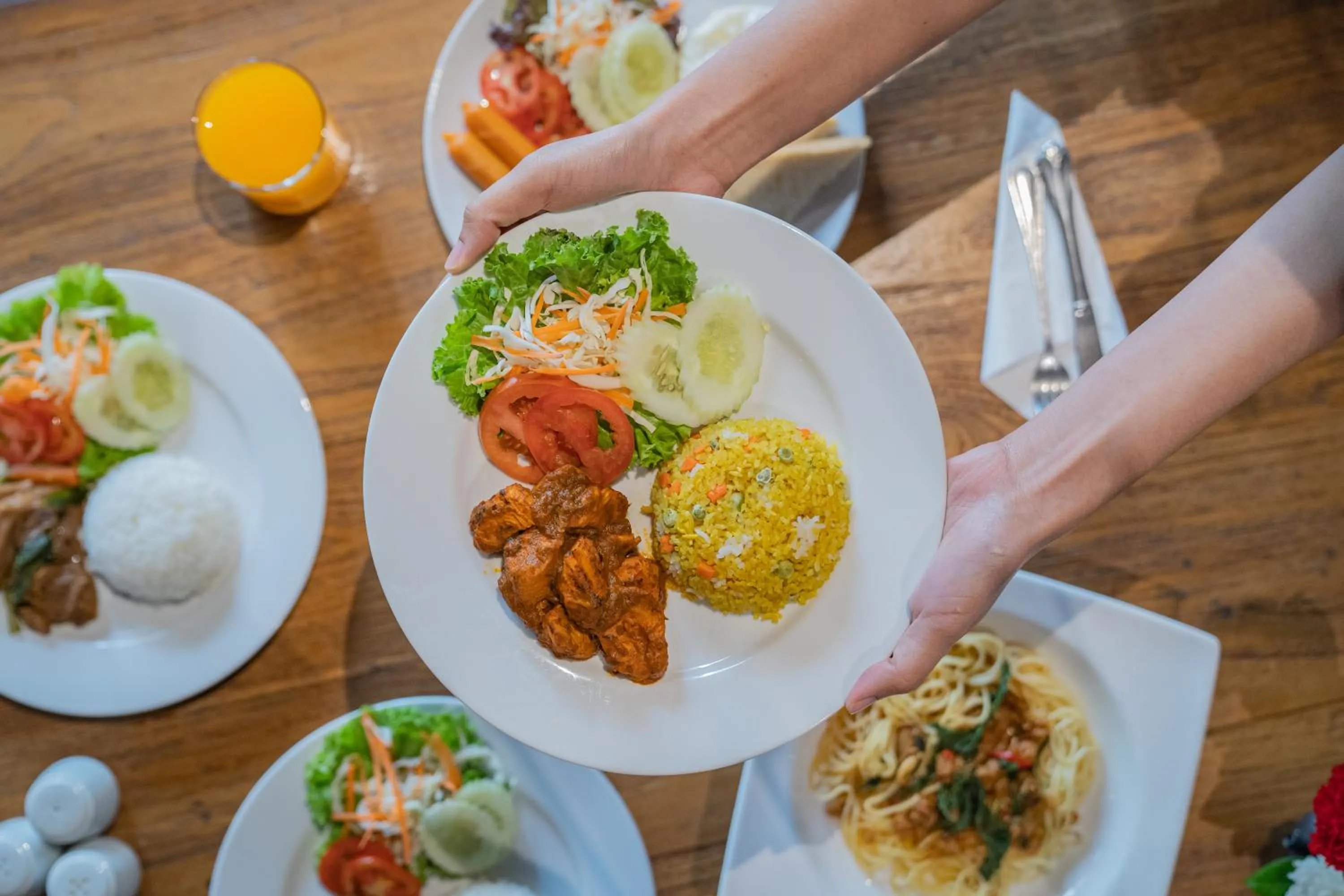 Food and drinks in Forum Park Hotel