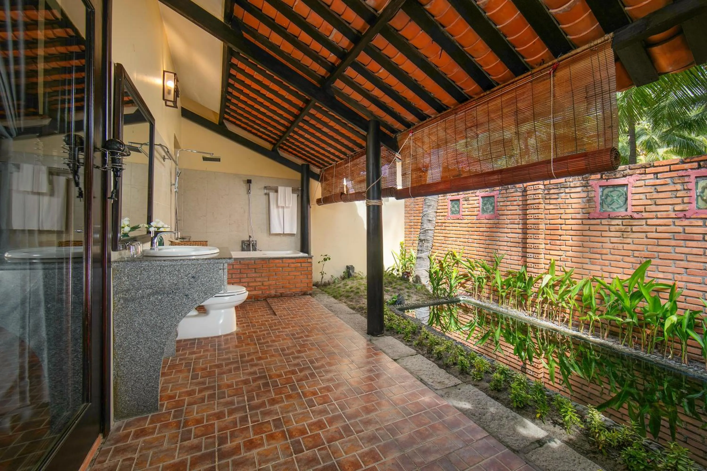 Patio in Sea Lion Beach Resort Mui Ne