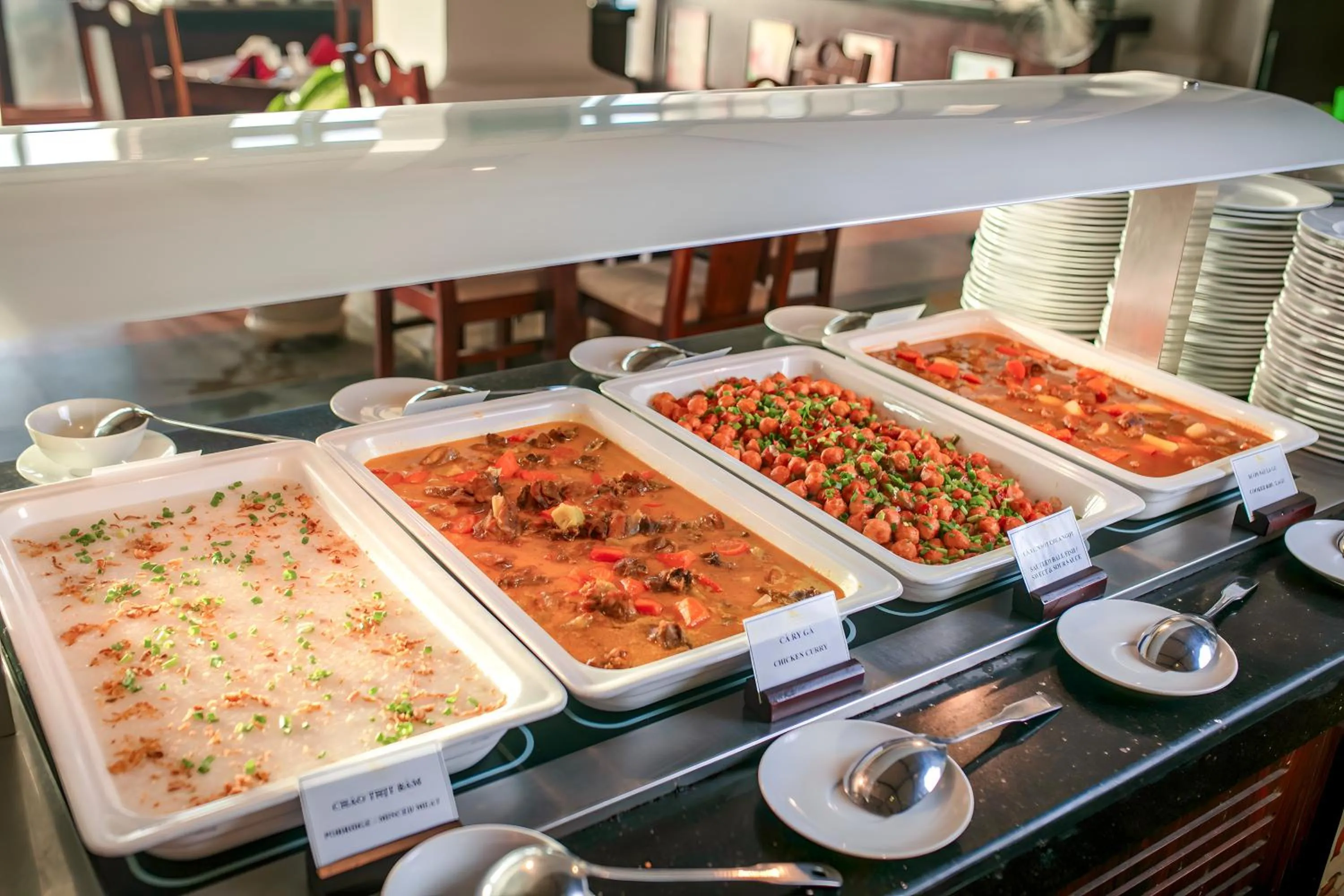 Breakfast in Sea Lion Beach Resort Mui Ne