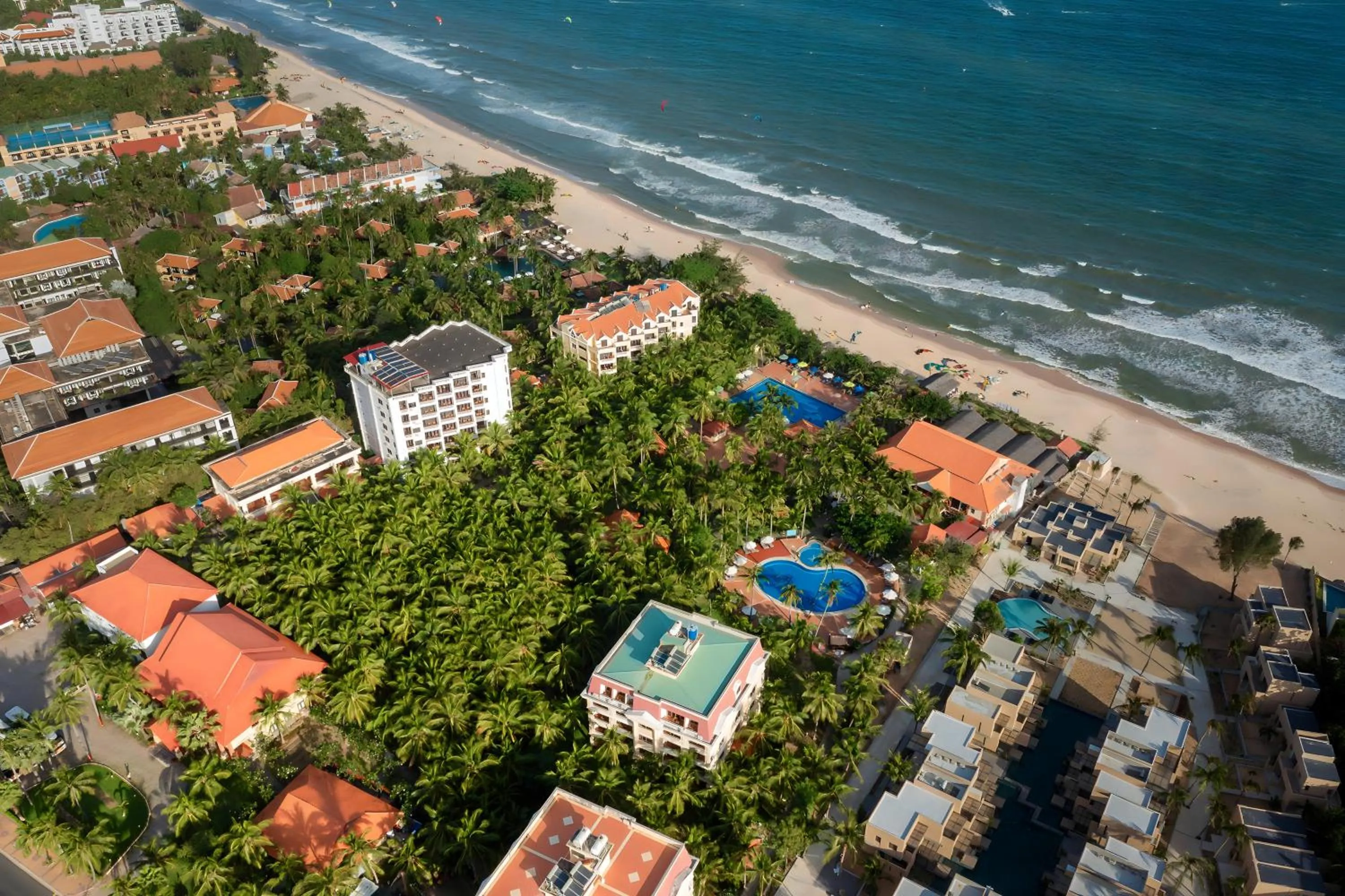Bird's eye view in Sea Lion Beach Resort Mui Ne