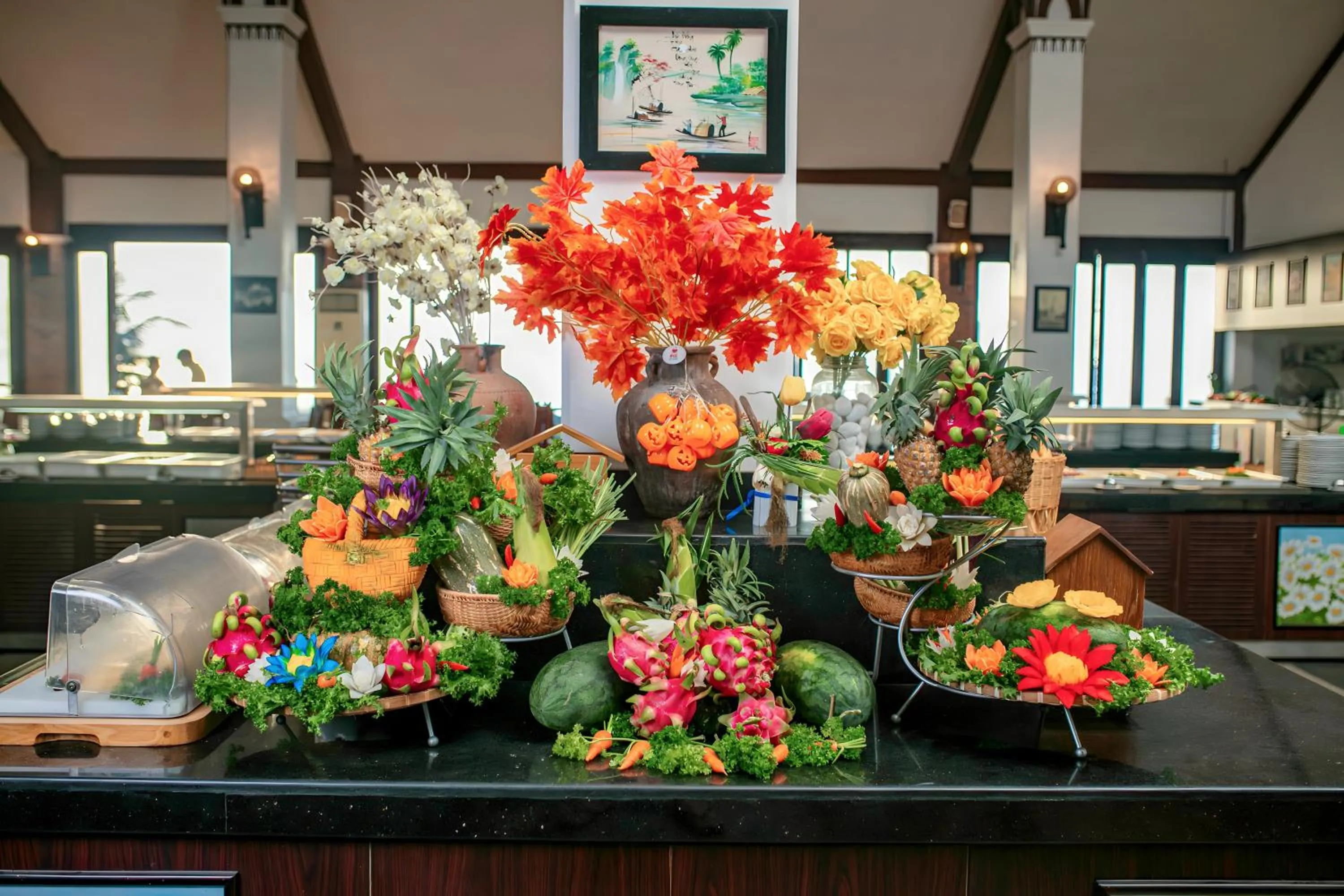 Breakfast in Sea Lion Beach Resort Mui Ne