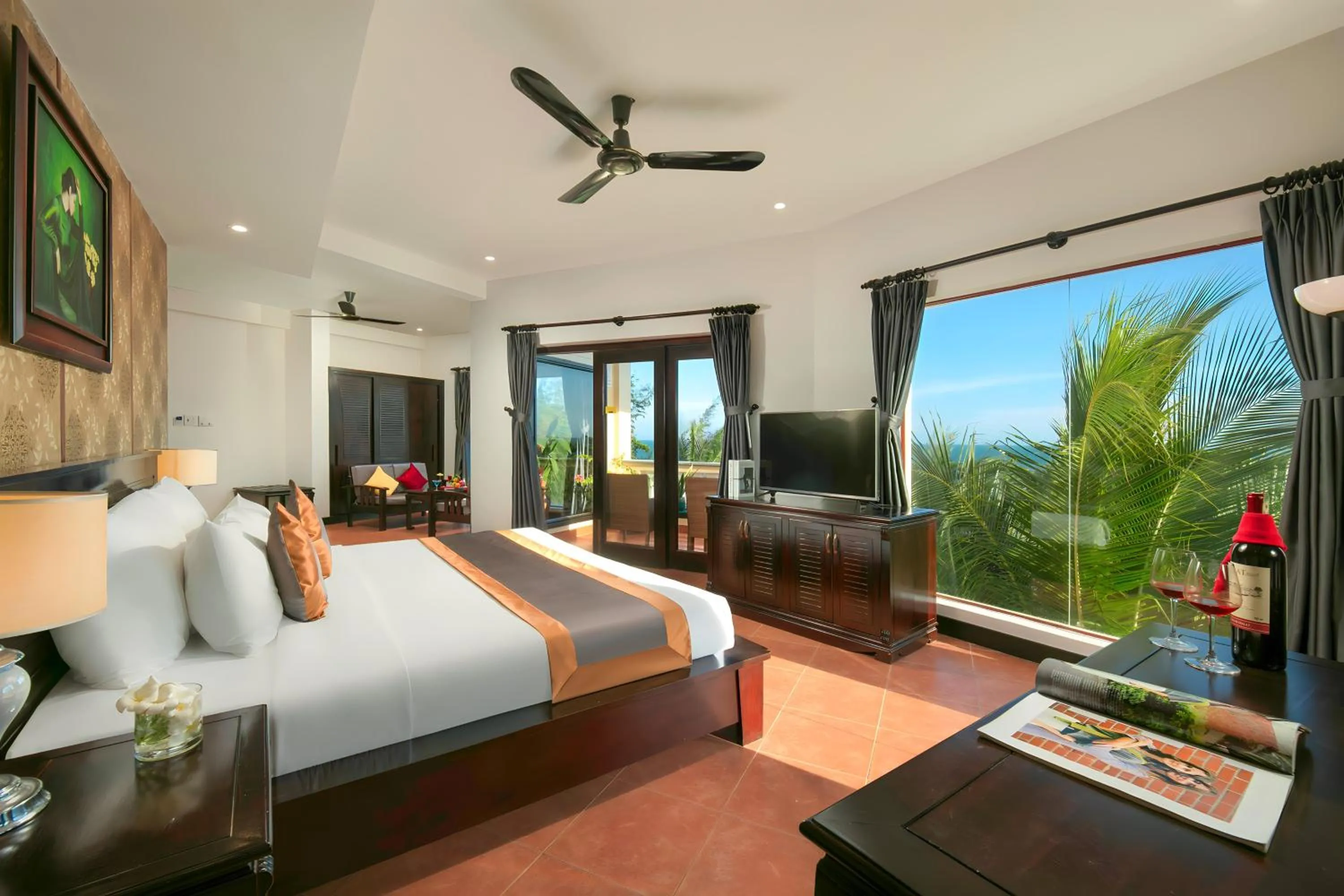 Bedroom, Bed in Sea Lion Beach Resort Mui Ne