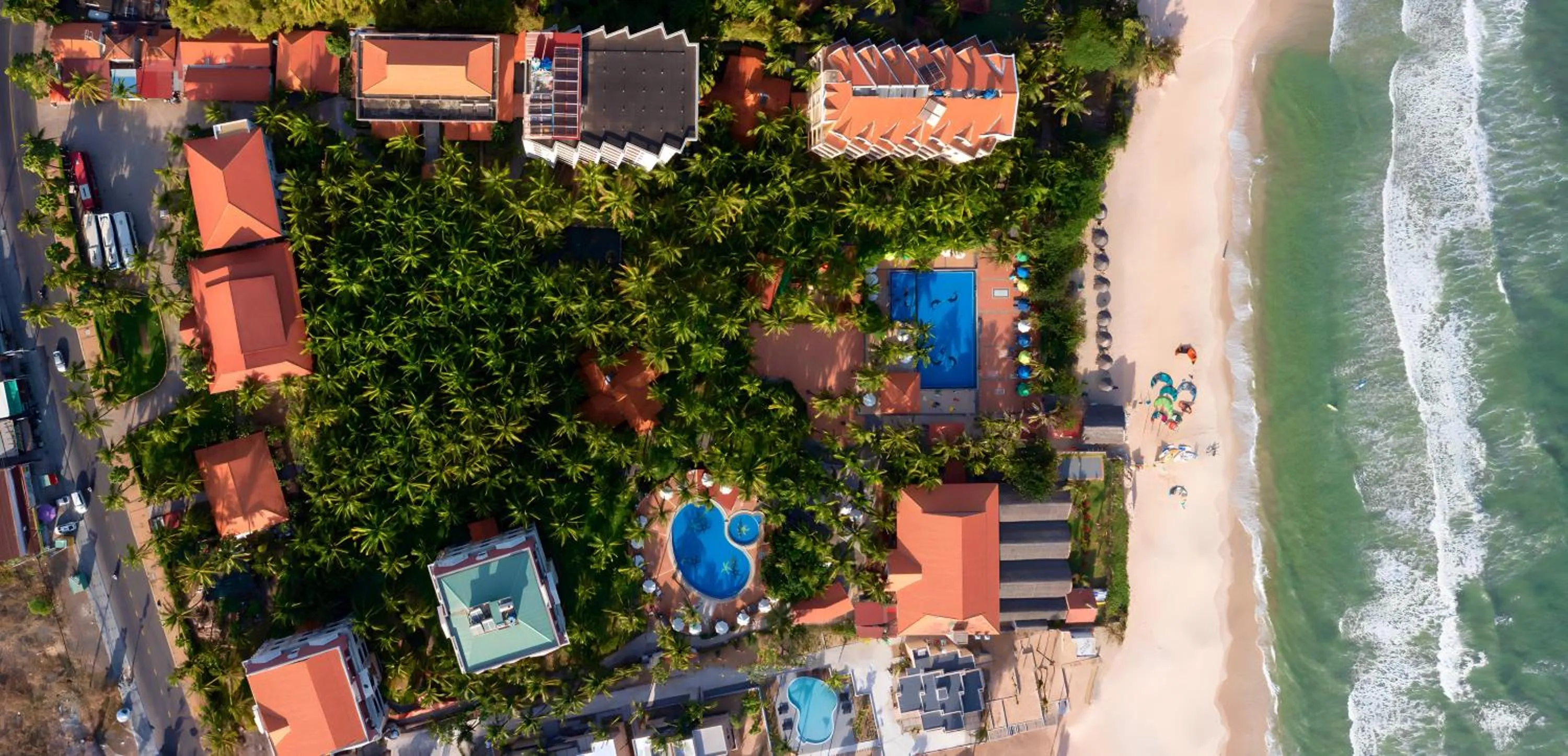 Bird's eye view in Sea Lion Beach Resort Mui Ne
