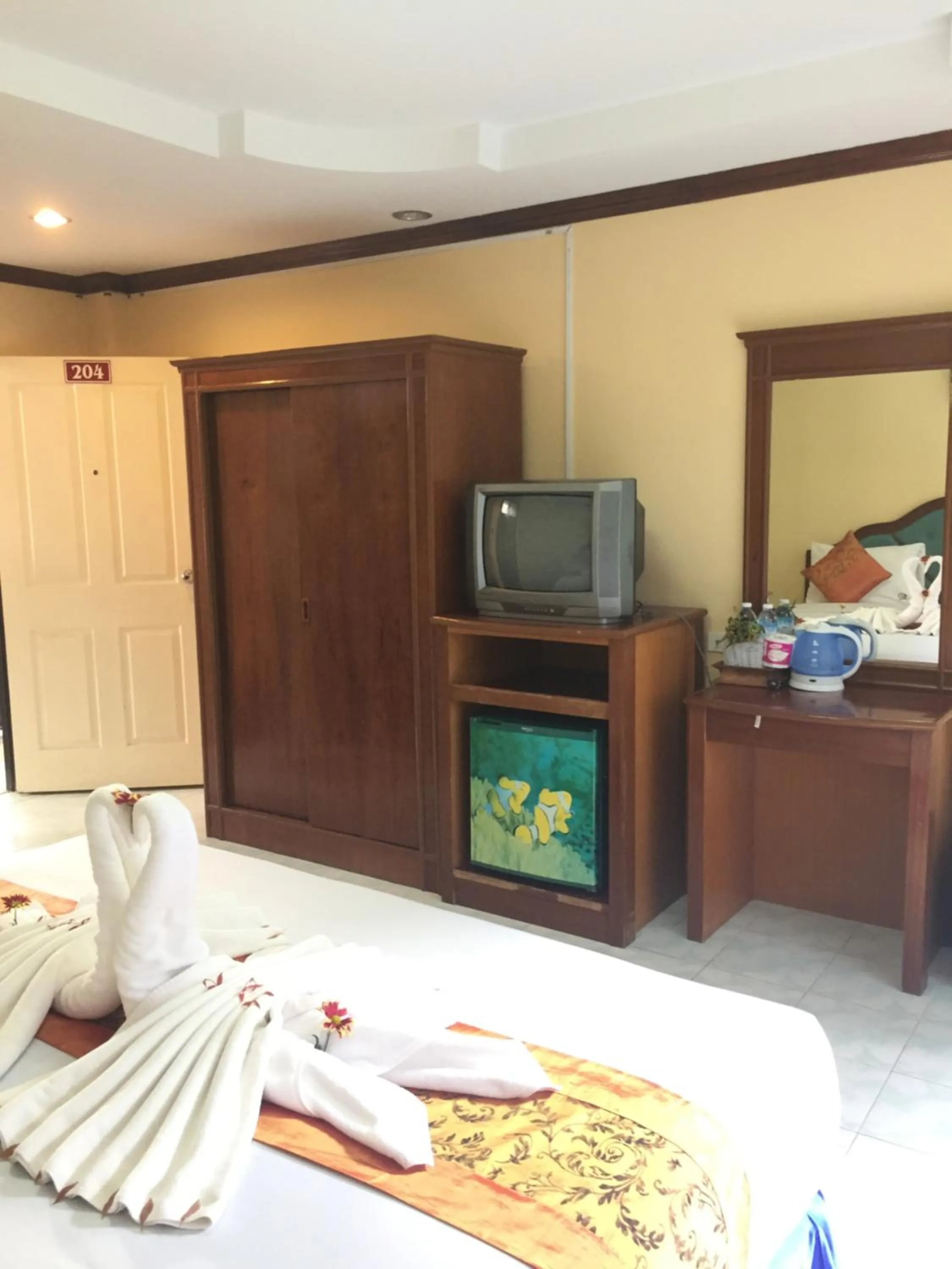 Bed in Aonang Village Resort