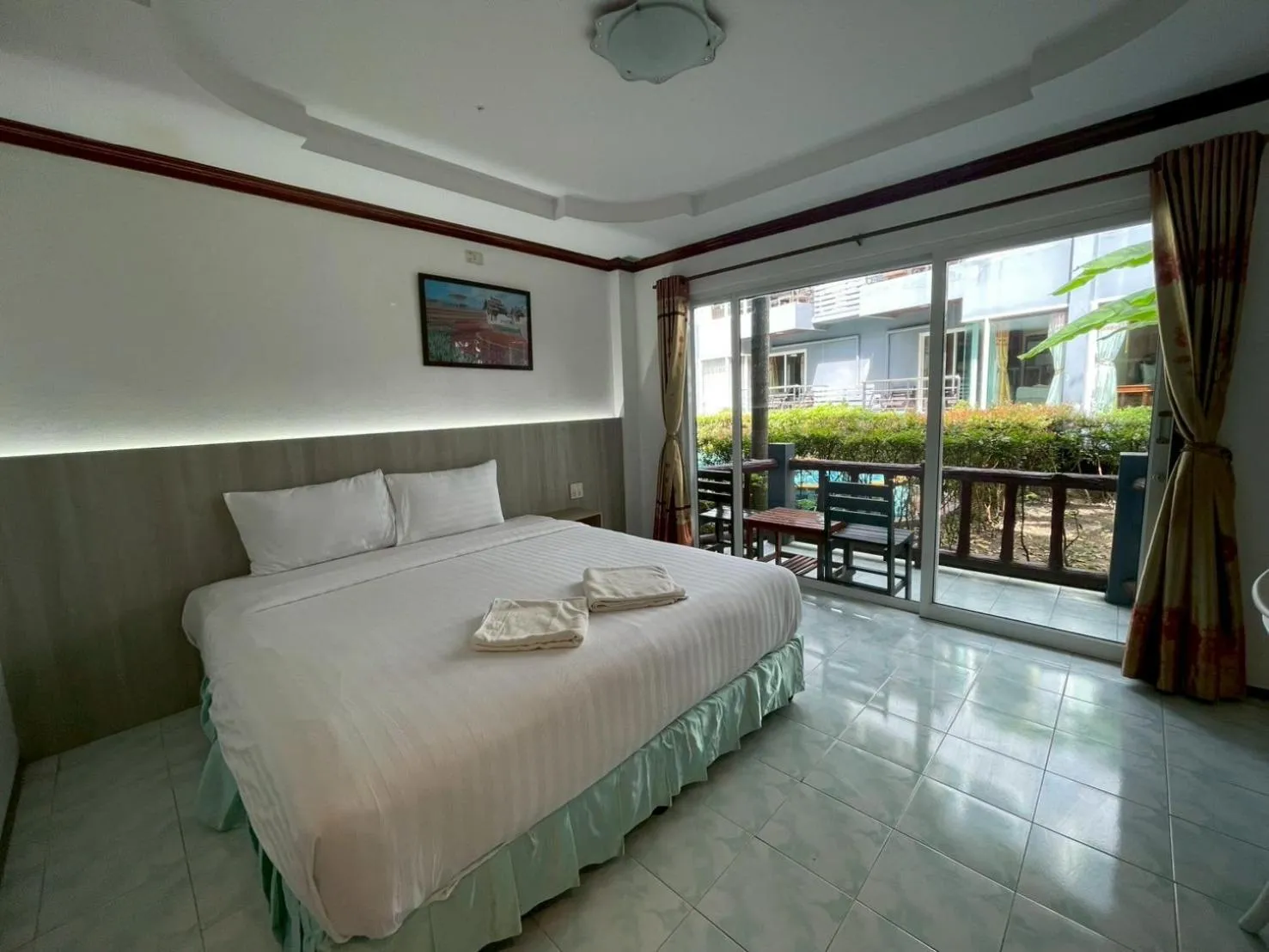 Bed in Aonang Village Resort