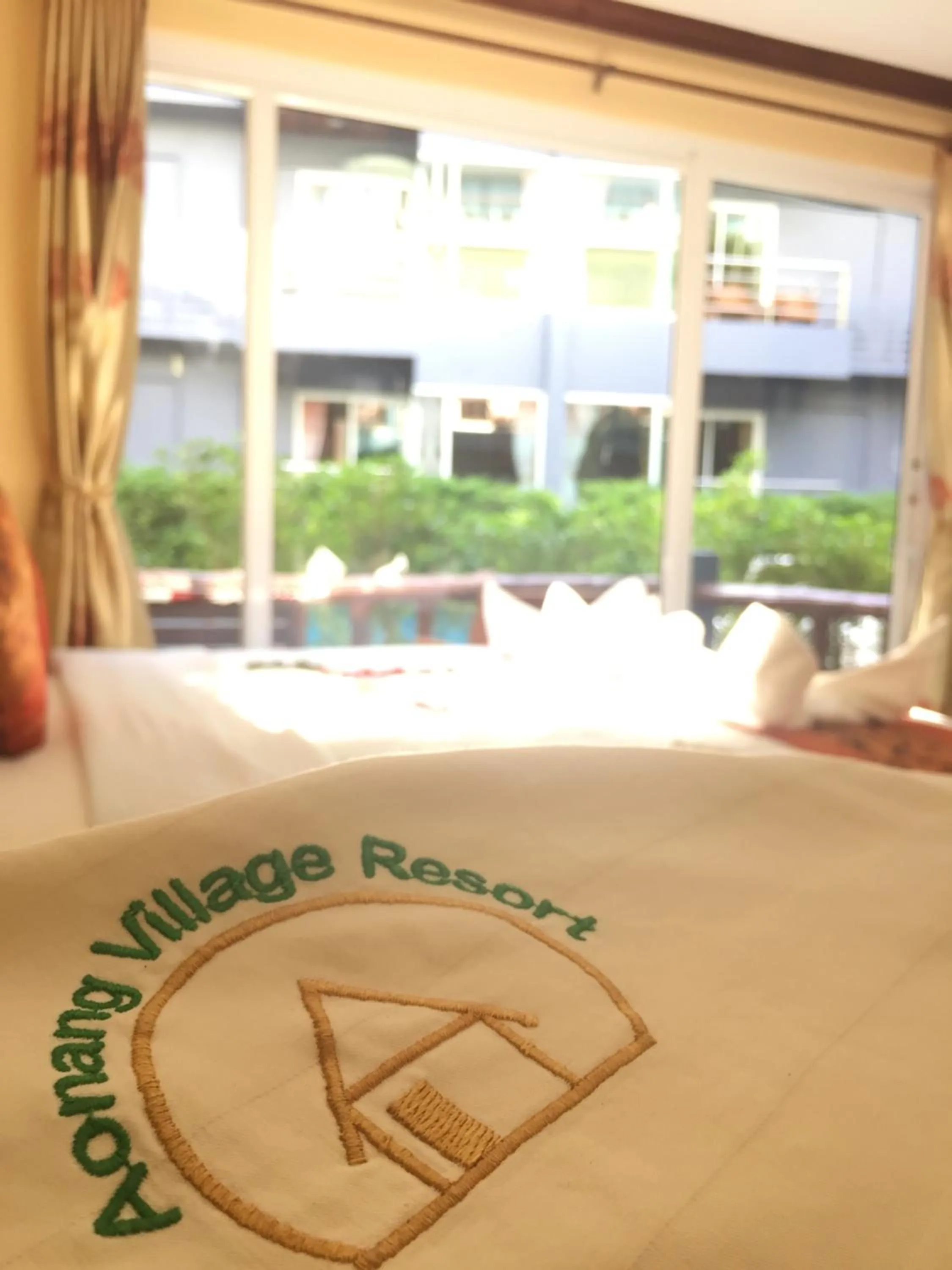 Balcony/Terrace, Bed in Aonang Village Resort