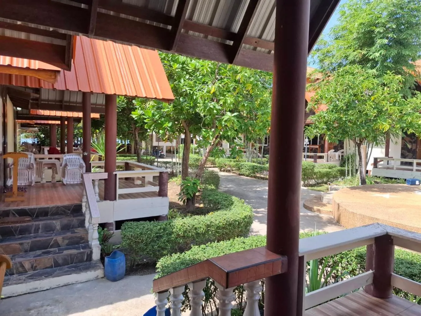 Patio in Lanta Summer House 1