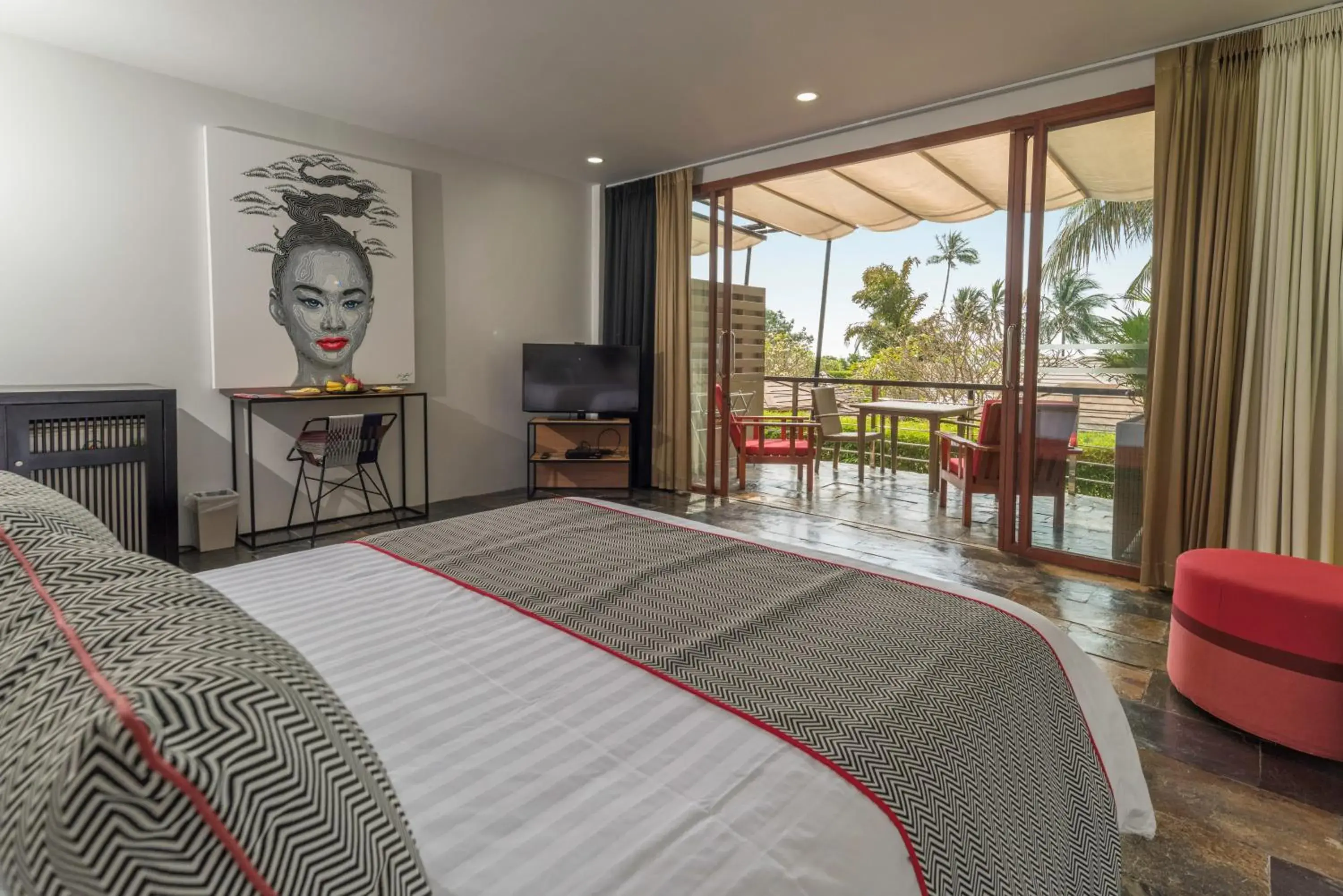 Double Room with Balcony in The Sunset Beach Resort & Spa, Taling Ngam, Ko Samui Double Room with Balcony in The Sunset Beach Resort & Spa, Taling Ngam, Ko Samui