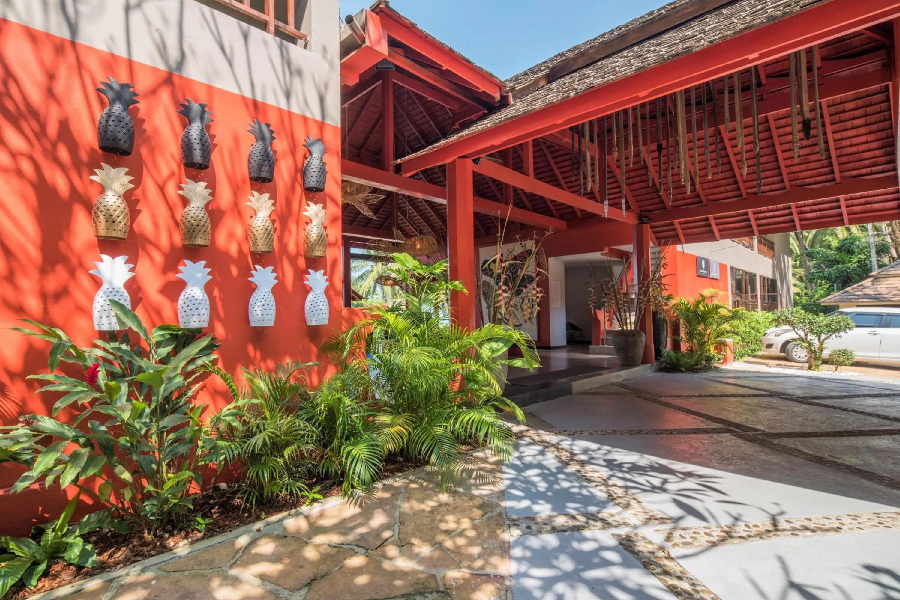 Facade/entrance in The Sunset Beach Resort & Spa, Taling Ngam, Ko Samui