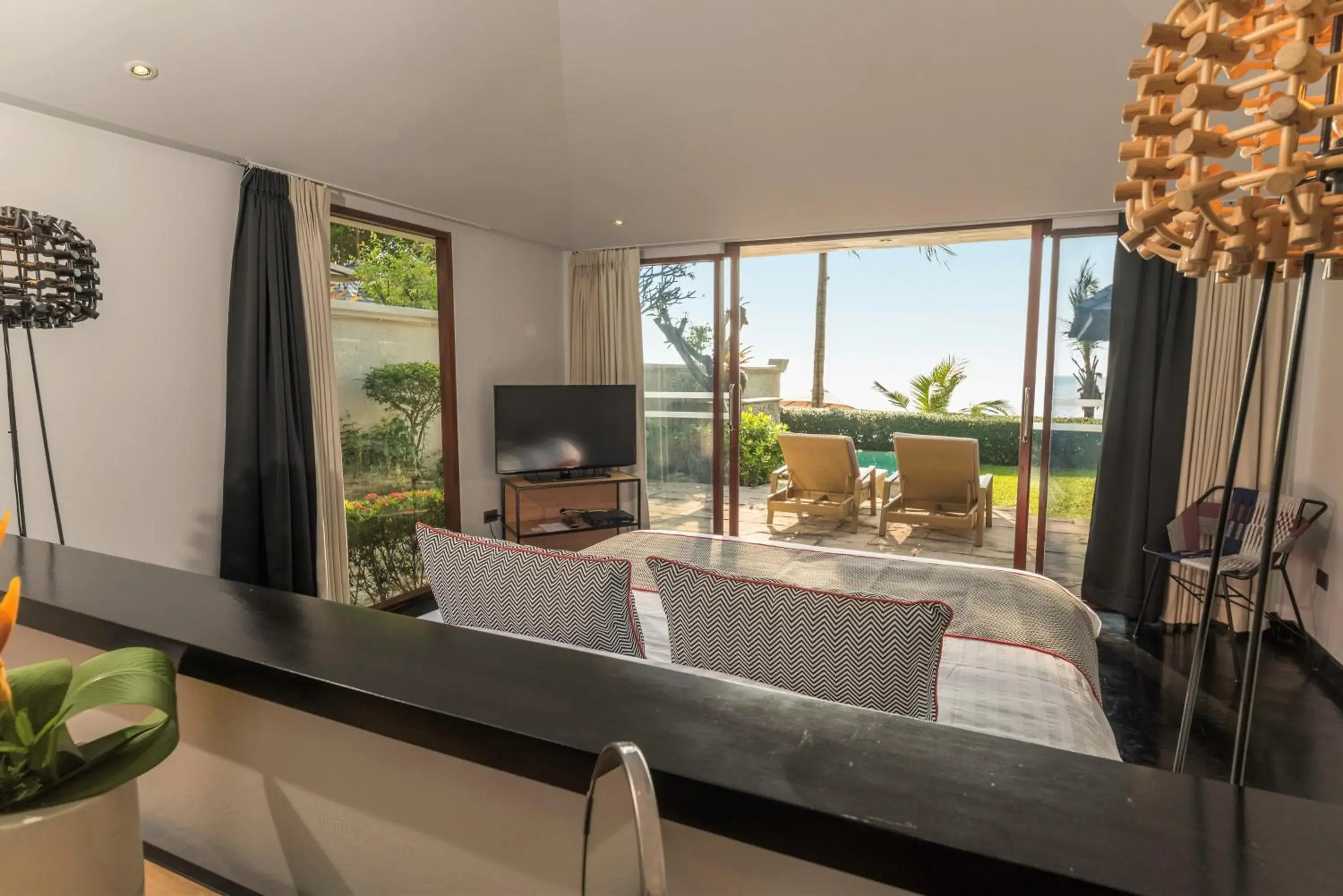 Beach Front Villa with Private Pool in The Sunset Beach Resort & Spa, Taling Ngam, Ko Samui Beach Front Villa with Private Pool in The Sunset Beach Resort & Spa, Taling Ngam, Ko Samui