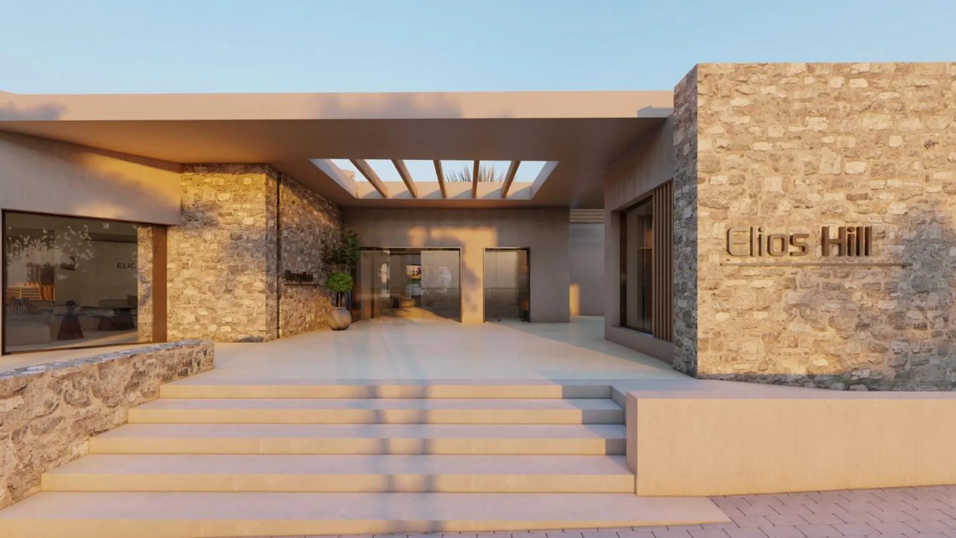 Facade/entrance in Elios Hill