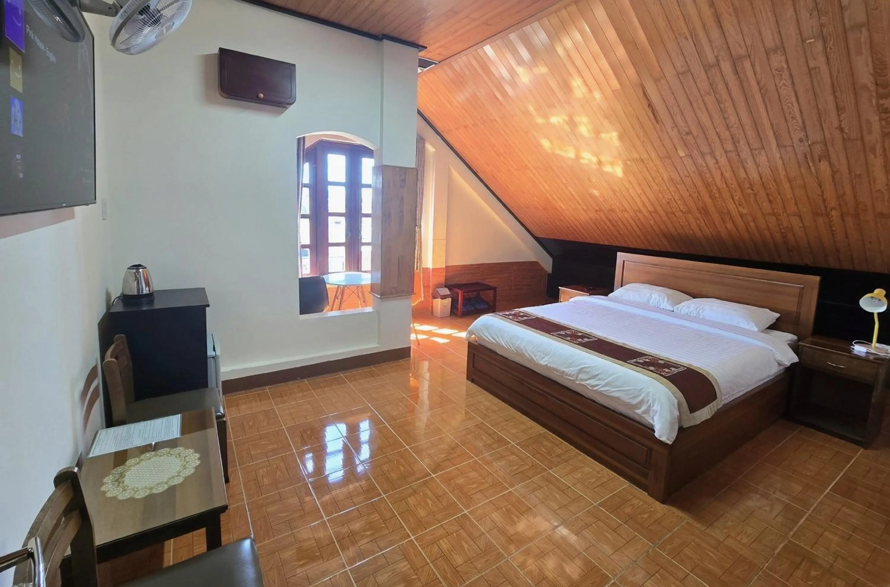 Bed in Villa Pink House