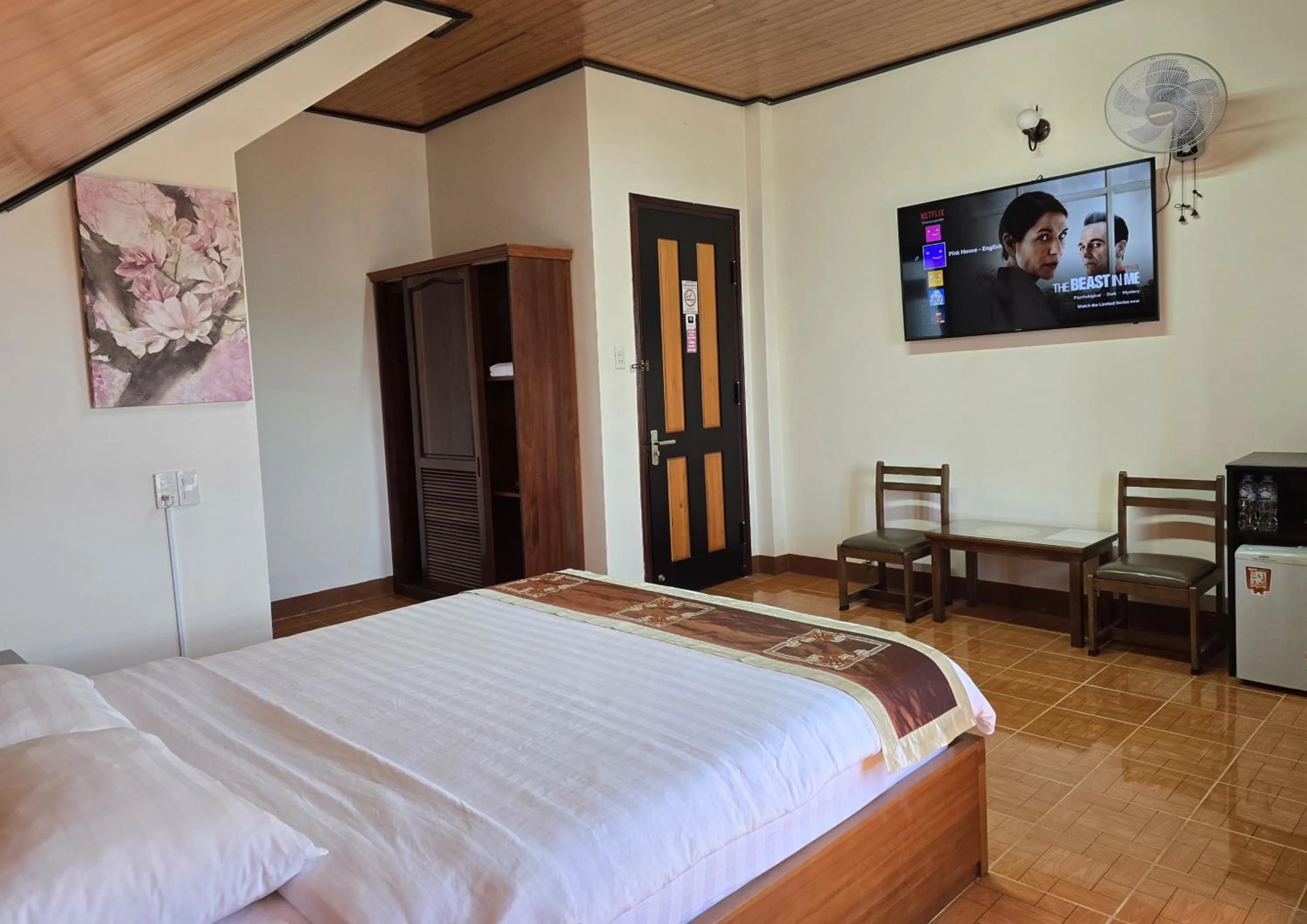 Bed in Villa Pink House