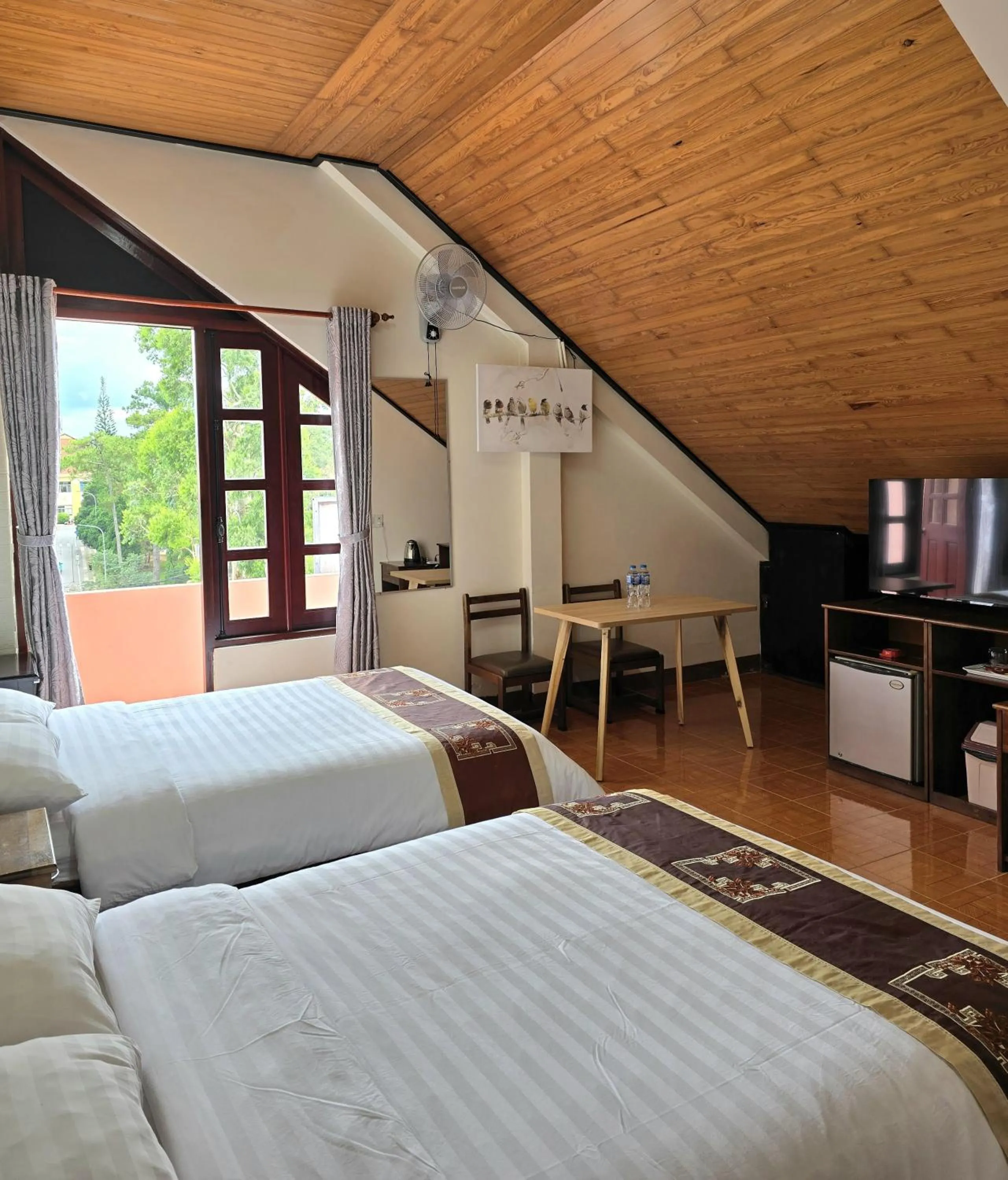 Bed in Villa Pink House