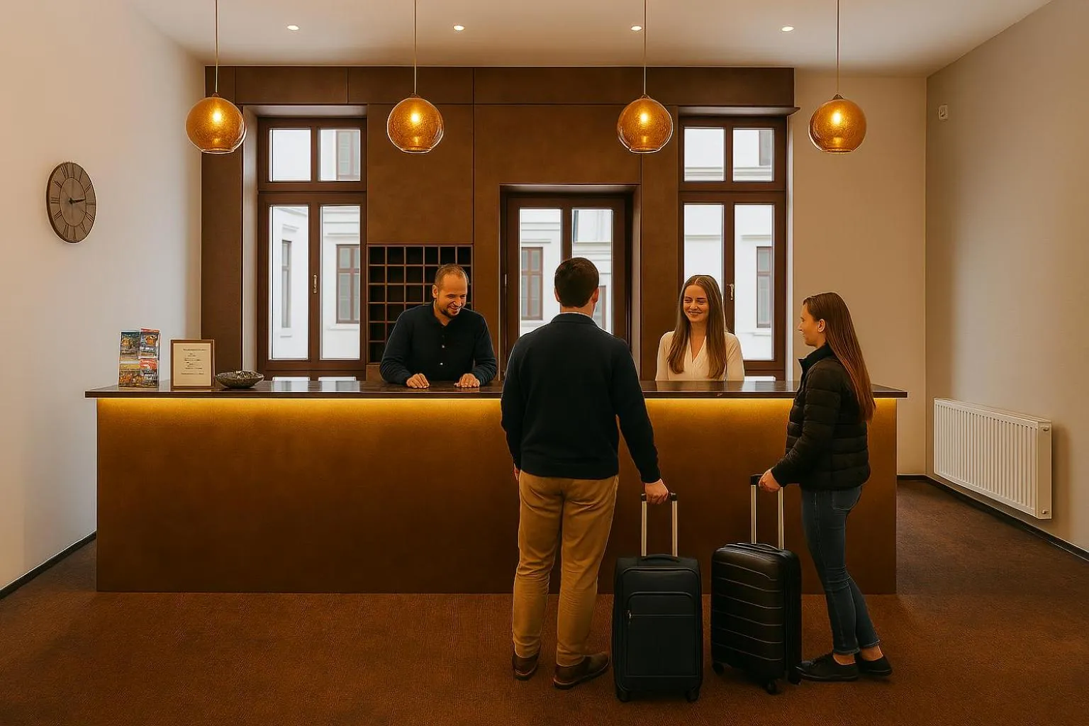 Lobby or reception in Made Inn Budapest