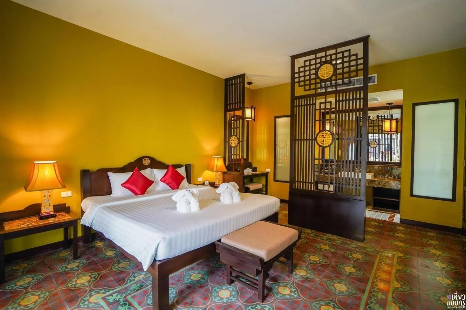 Bed in Duangjitt Resort and Spa - SHA Plus