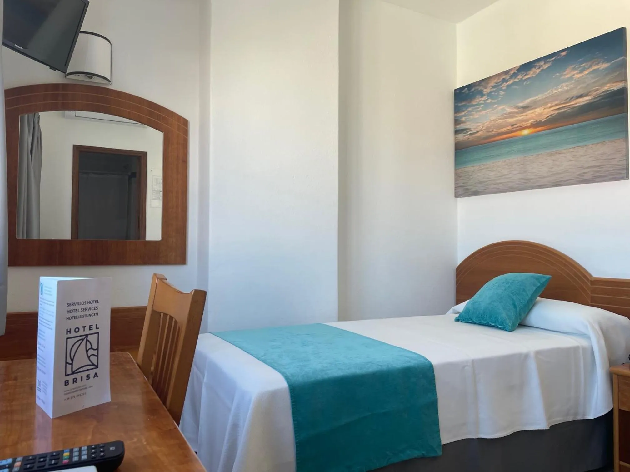 Bedroom, Bed in Hotel Brisa Ibiza - Adults only