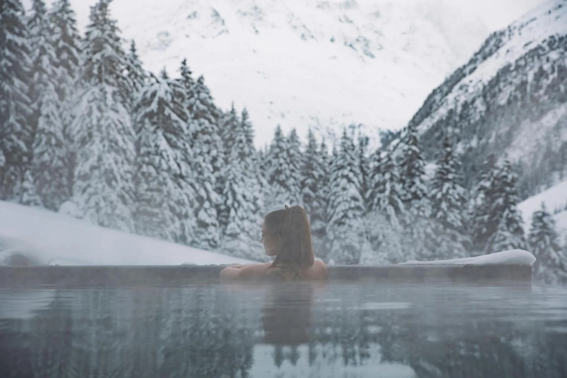 Swimming pool in Alpine Resort Sportalm