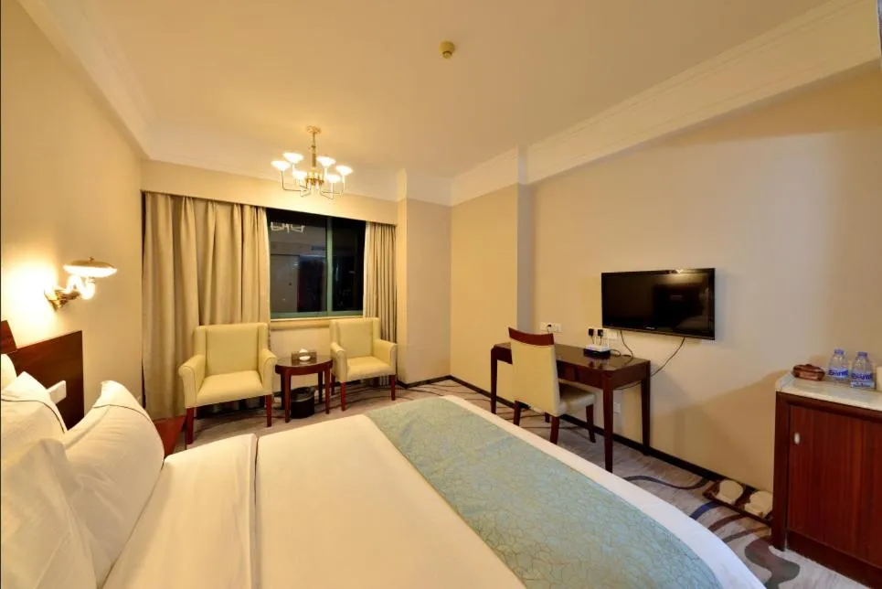 Bed in Hai Jun Hotel Guangzhou