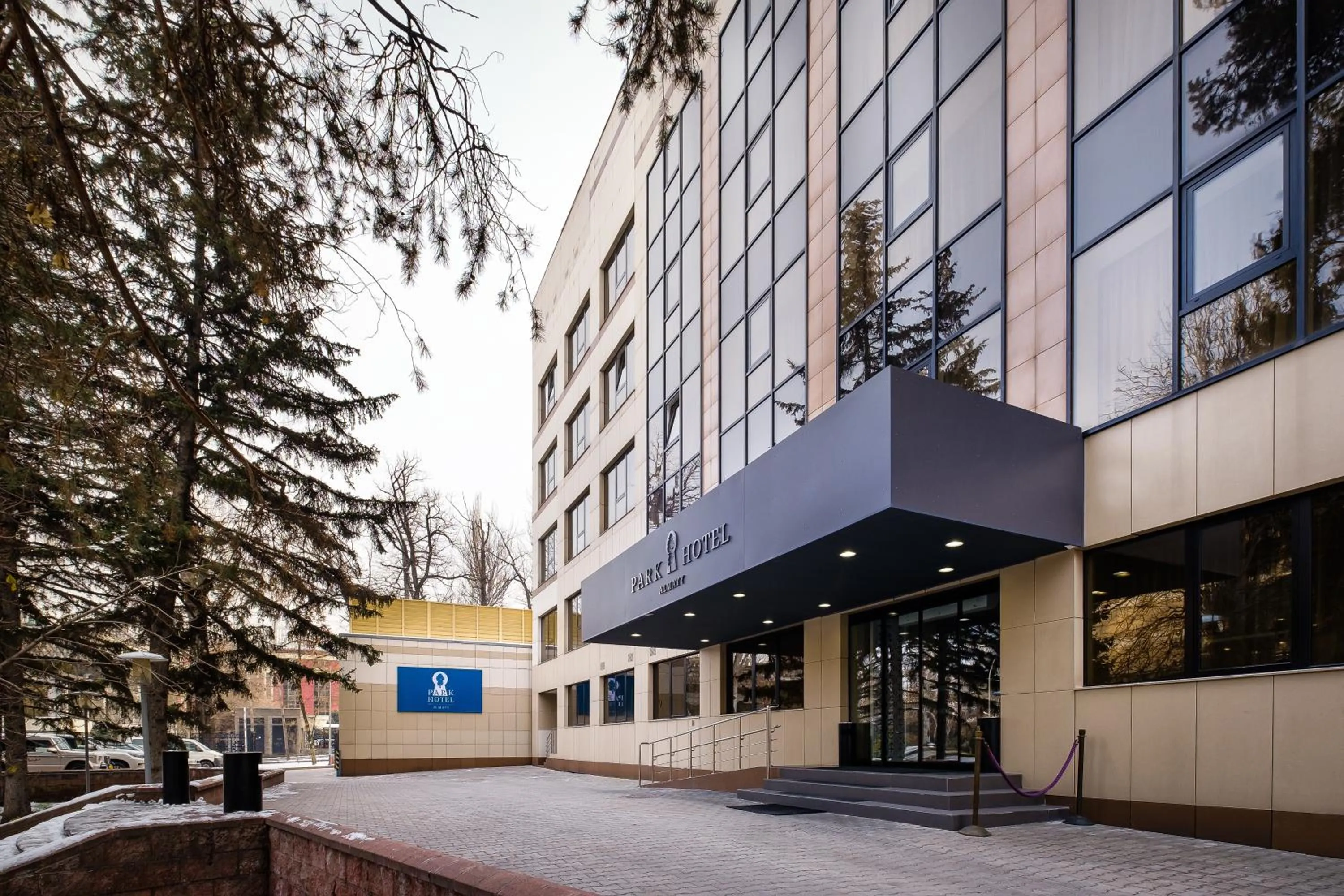 Property building in Park Hotel Almaty