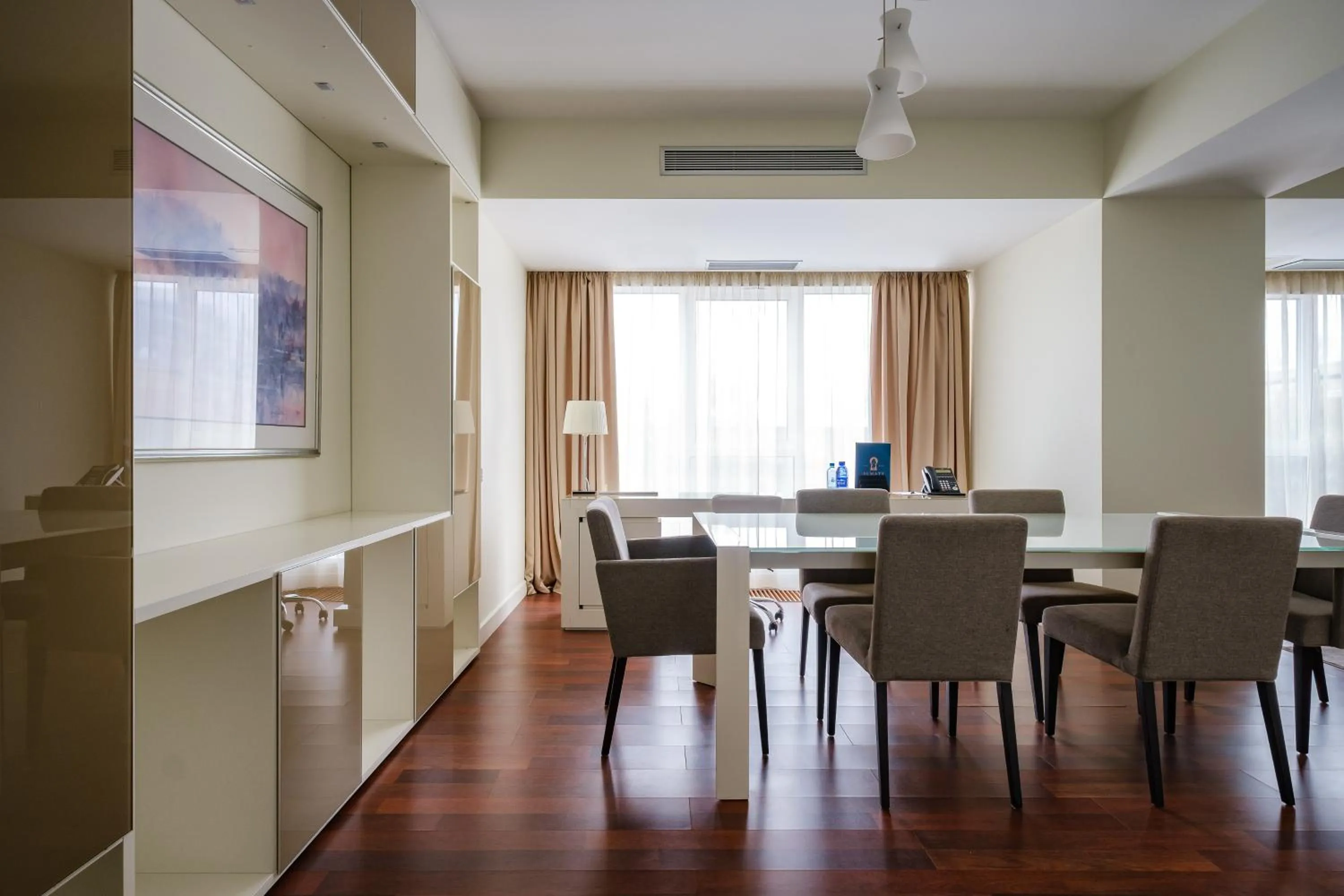 Seating area in Park Hotel Almaty