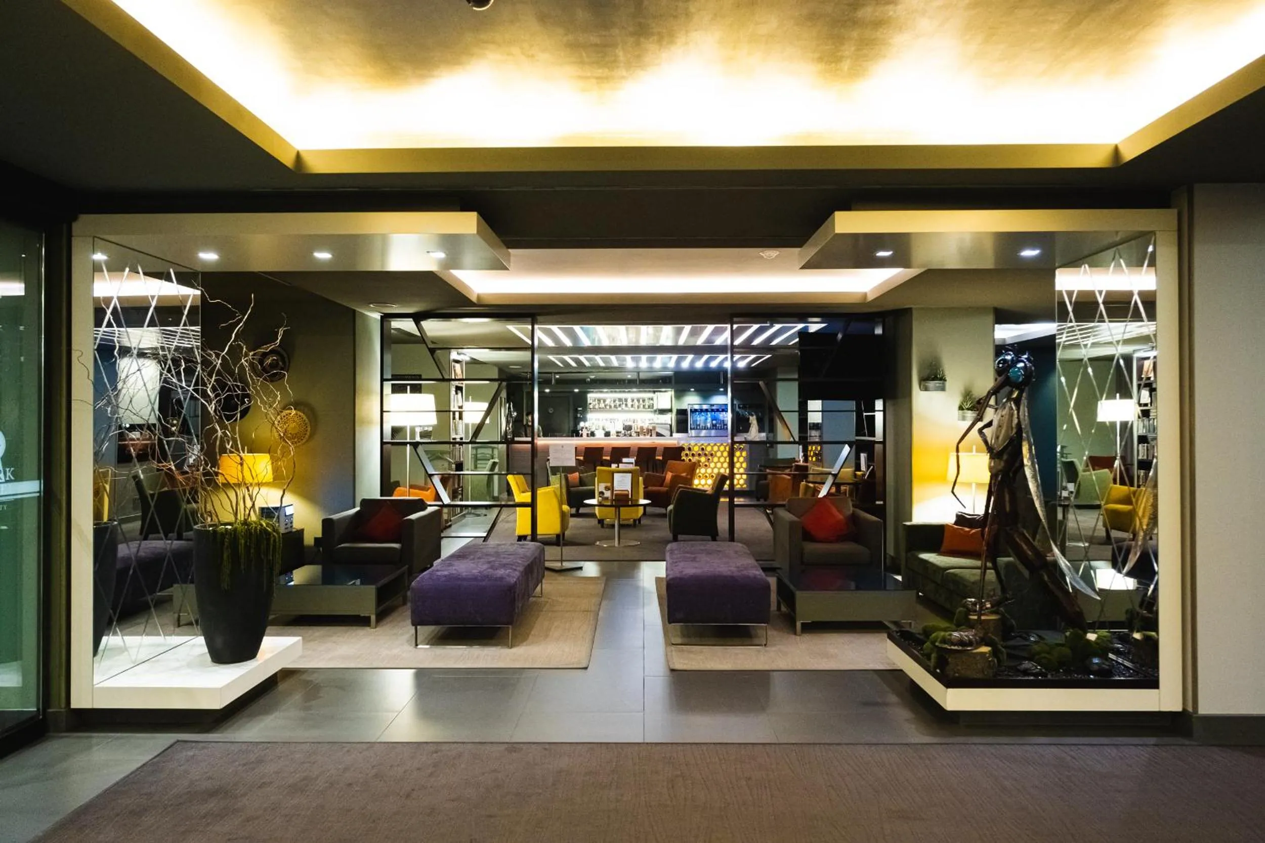 Lobby or reception in Park Hotel Almaty